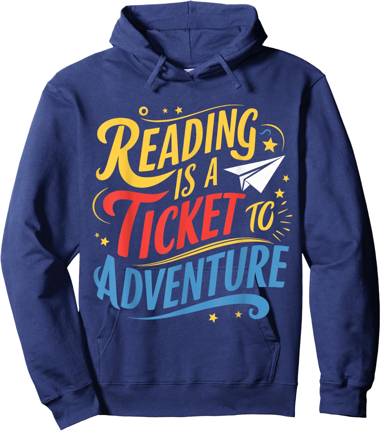 Book Adventure Library Student Teacher Hoodie - Hoodie | Navy