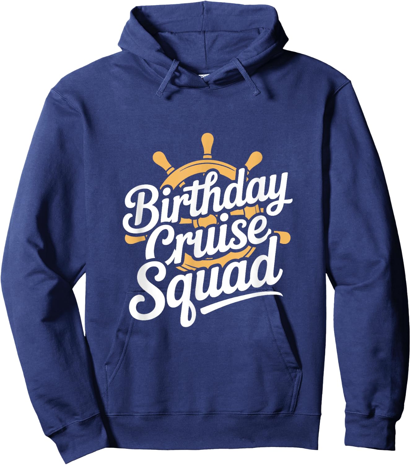 Birthday Cruise Squad Nautical Party Crew Hoodie - Hoodie | Navy