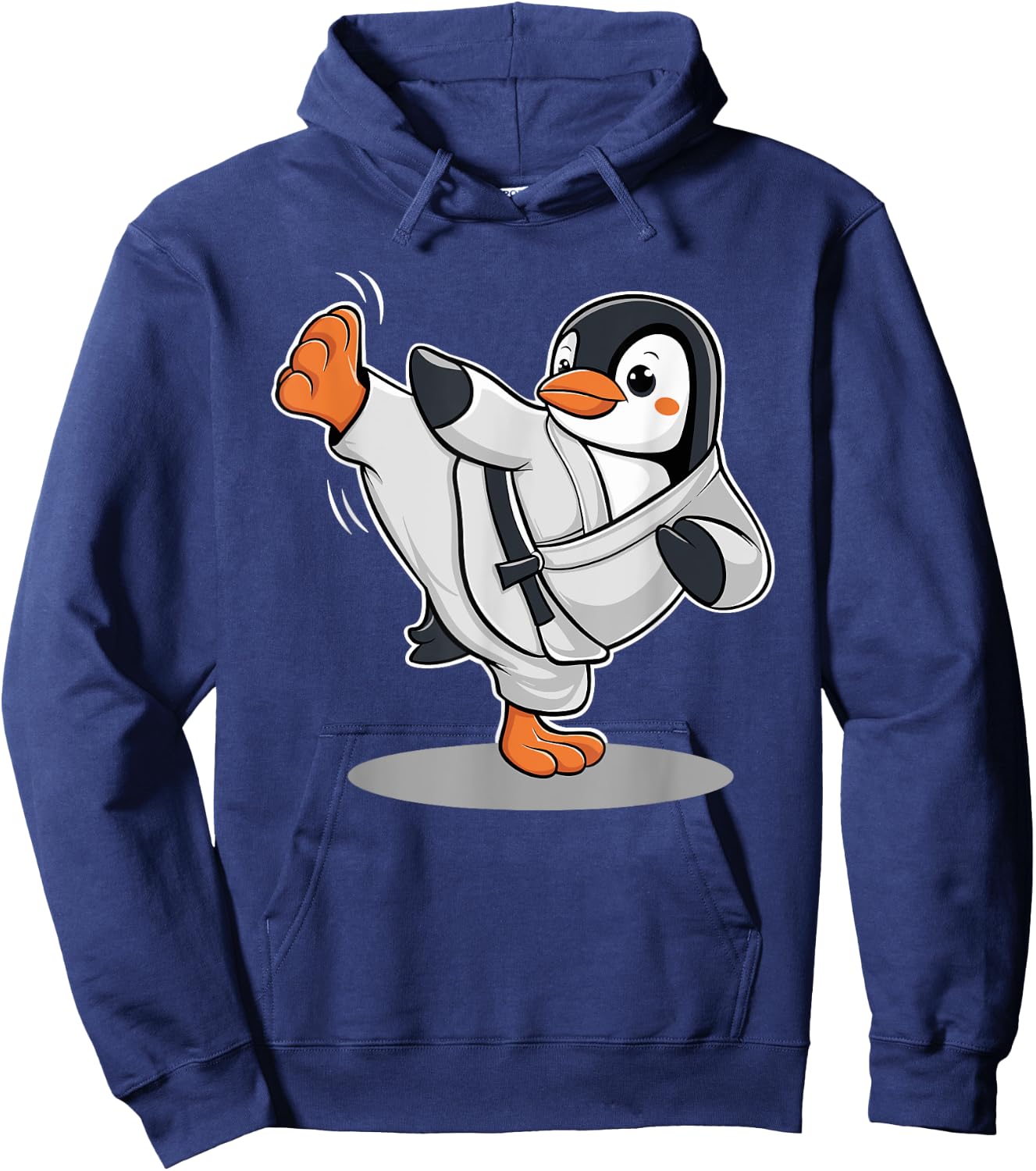 Karate Penguin Martial Arts Judo Taekwondo Penguin Hoodie - Hoodie | Navy