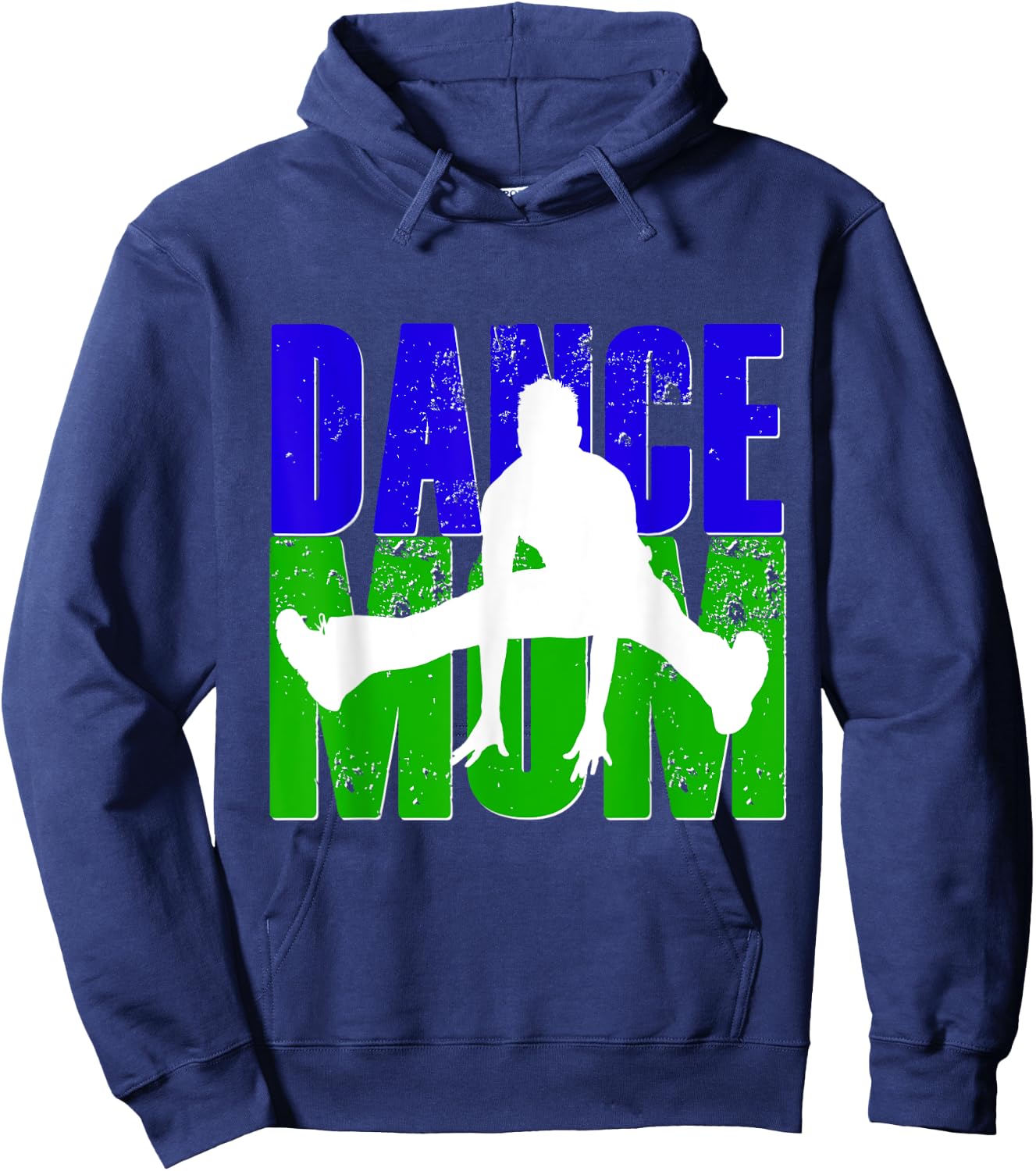 Dance Mom Shirt Son Boy Dancing Dancer Vintage Blue Green Hoodie - Hoodie | Navy