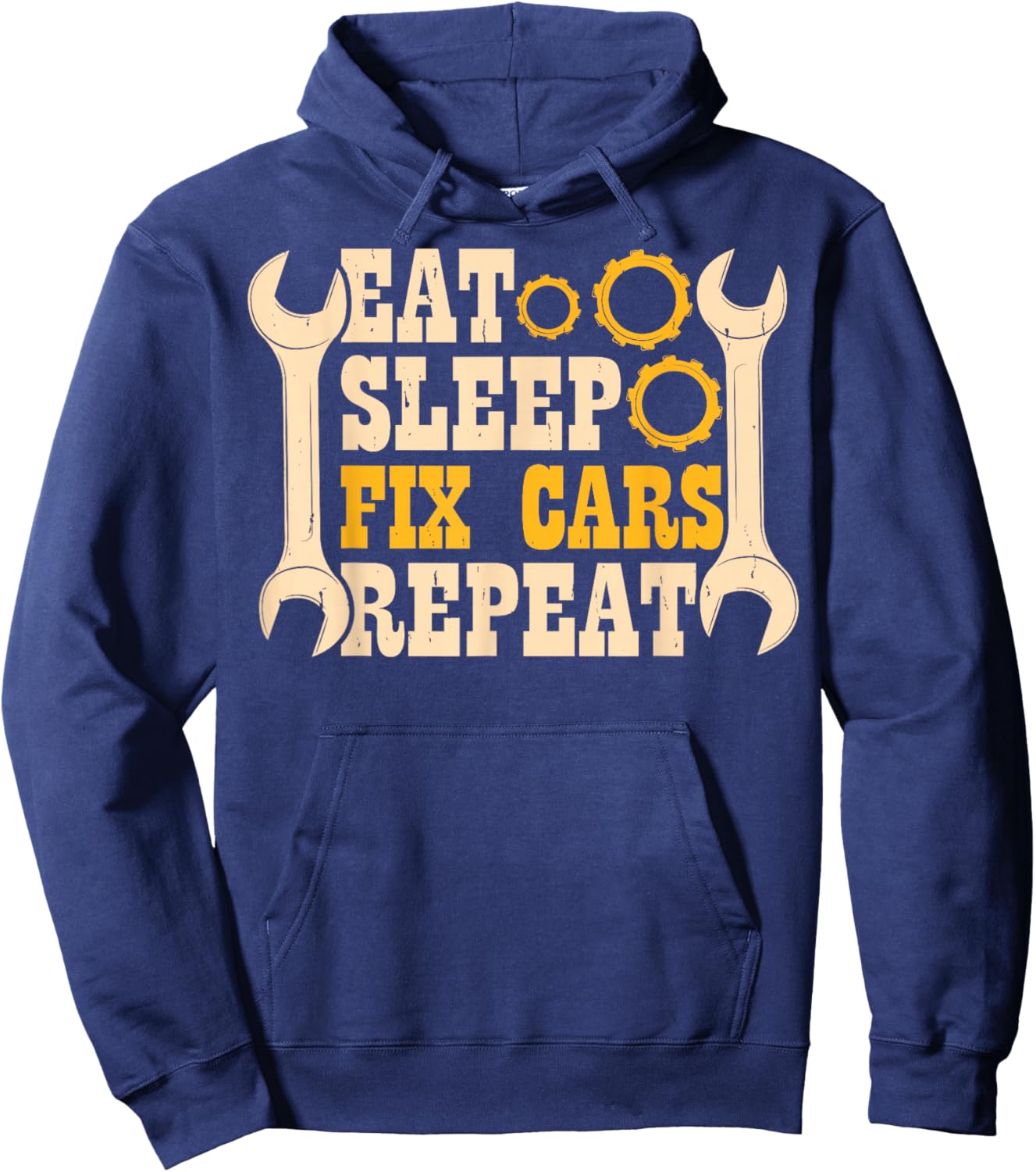 Essential Mechanic Tools for Car Enthusiasts Hoodie - Hoodie | Navy