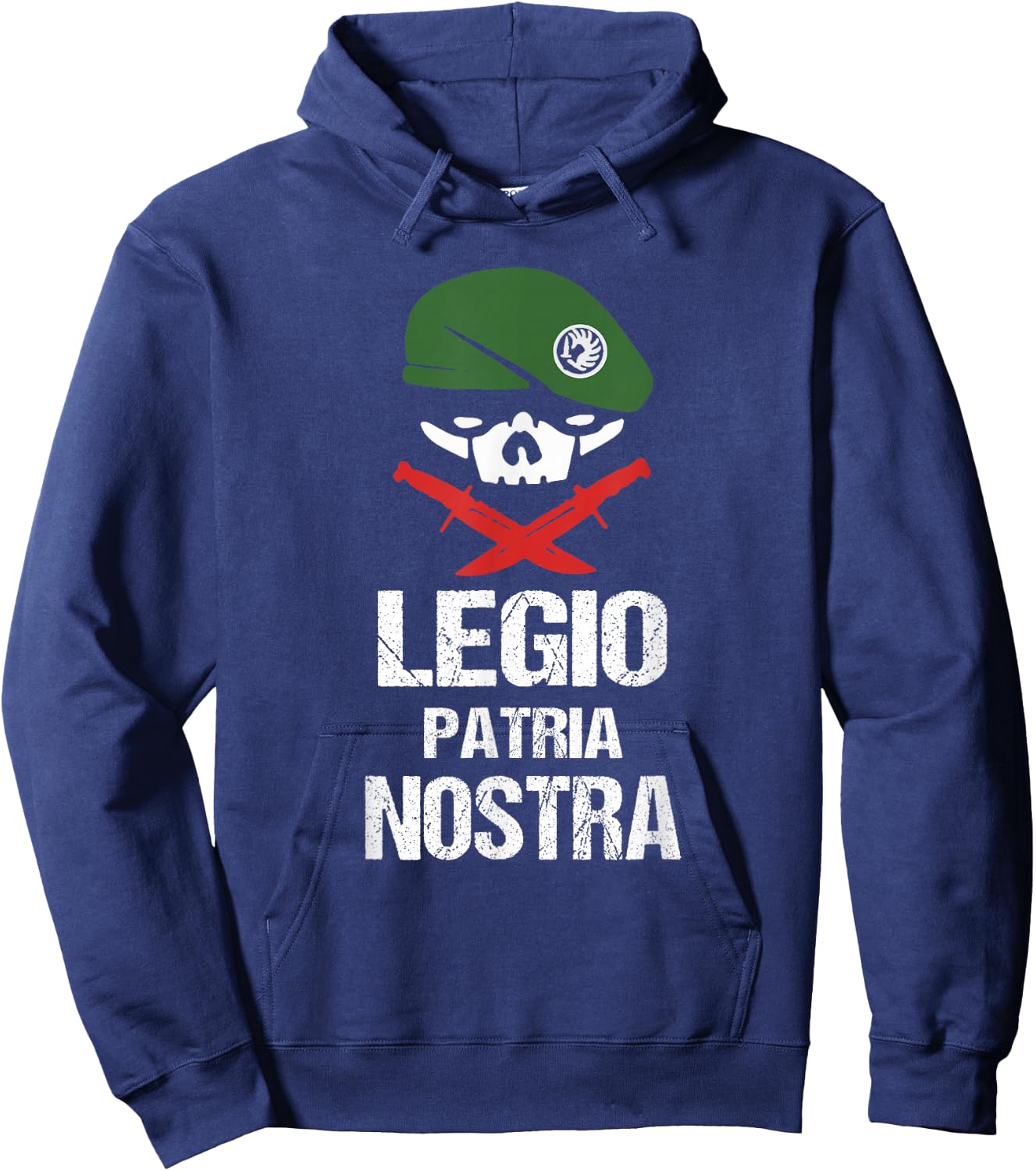 Legio patria nostra legion slogan legionnaire Hoodie - Hoodie | Navy
