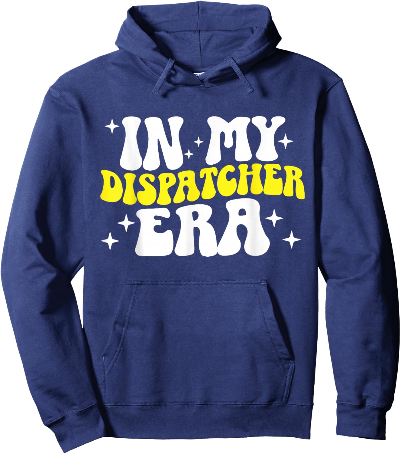 911 Police Emergency In My Dispatcher Era Thin Yellow Line Hoodie - Hoodie | Navy