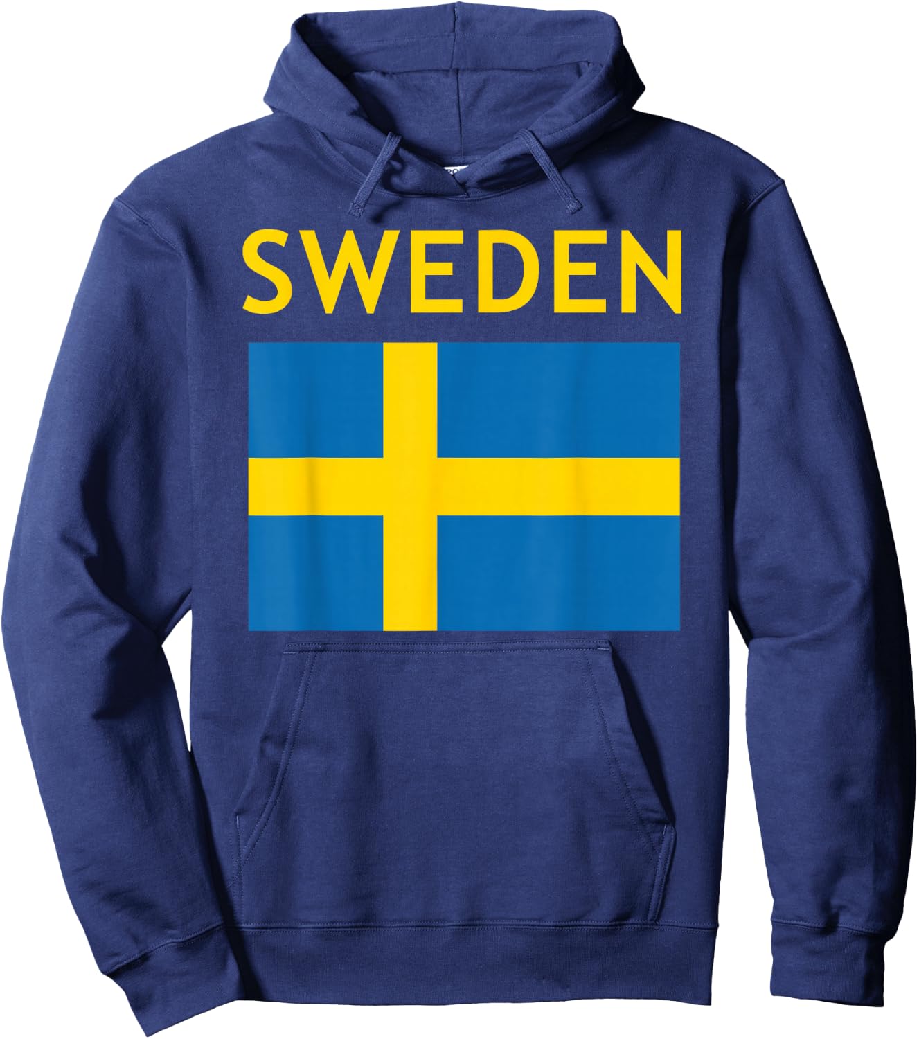 Vintage Sweden Flag Swedish Souvenir Boys Girls Toddler Hoodie - Hoodie | Navy