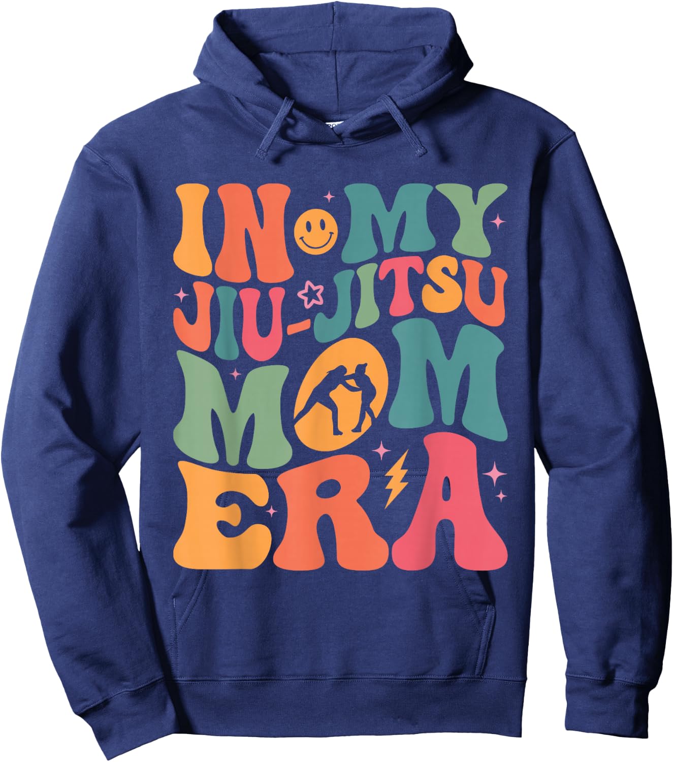 In My Jiu Jitsu Mom Era Jiu Jitsu Mama Mother's Day Hoodie - Hoodie | Navy