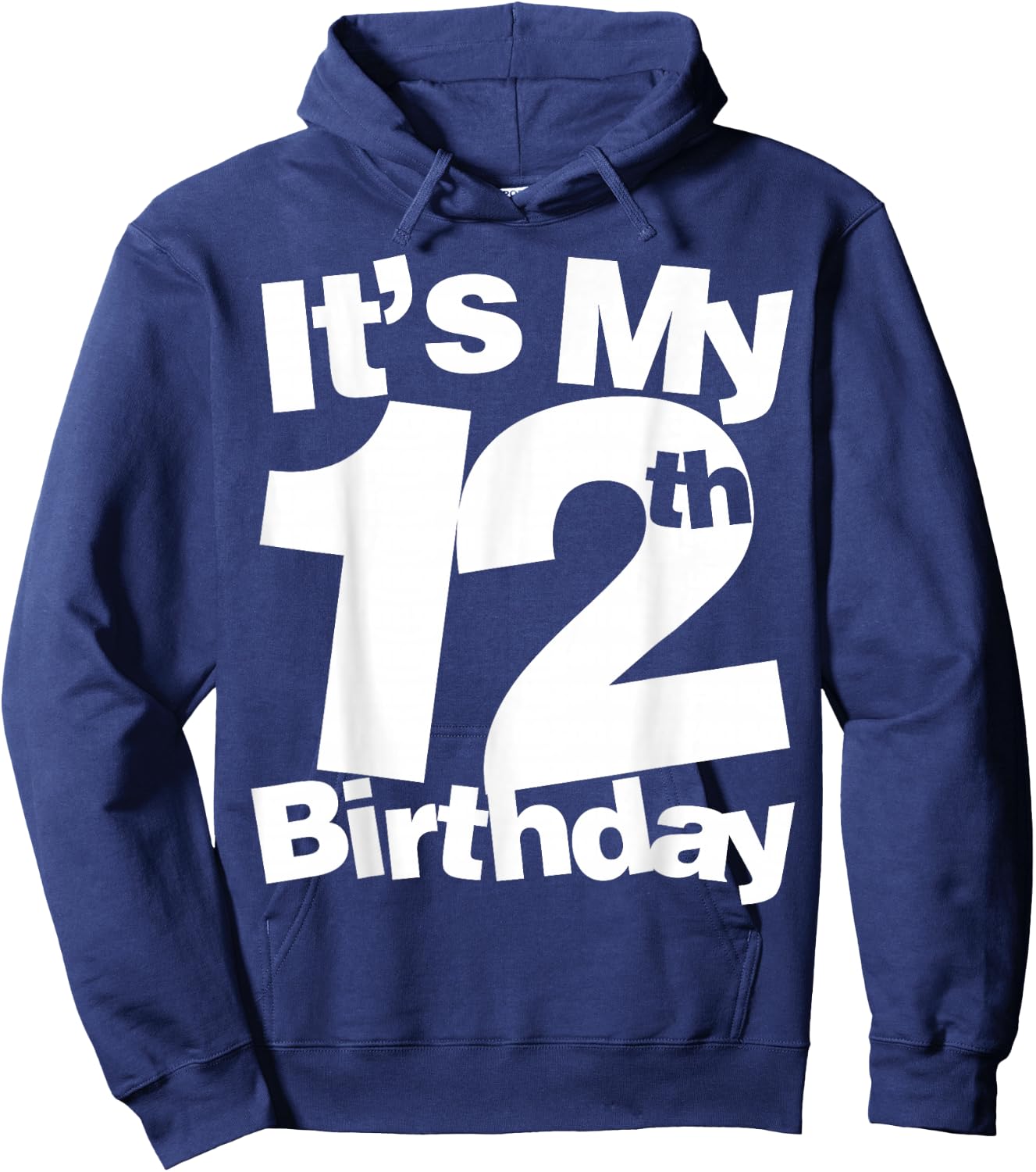 12th Birthday for 12 Year Olds Hoodie - Hoodie | Navy