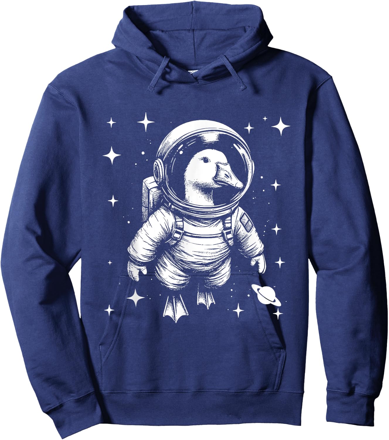 Goose Dad Mom Space - Astronaut Goose Hoodie - Hoodie | Navy