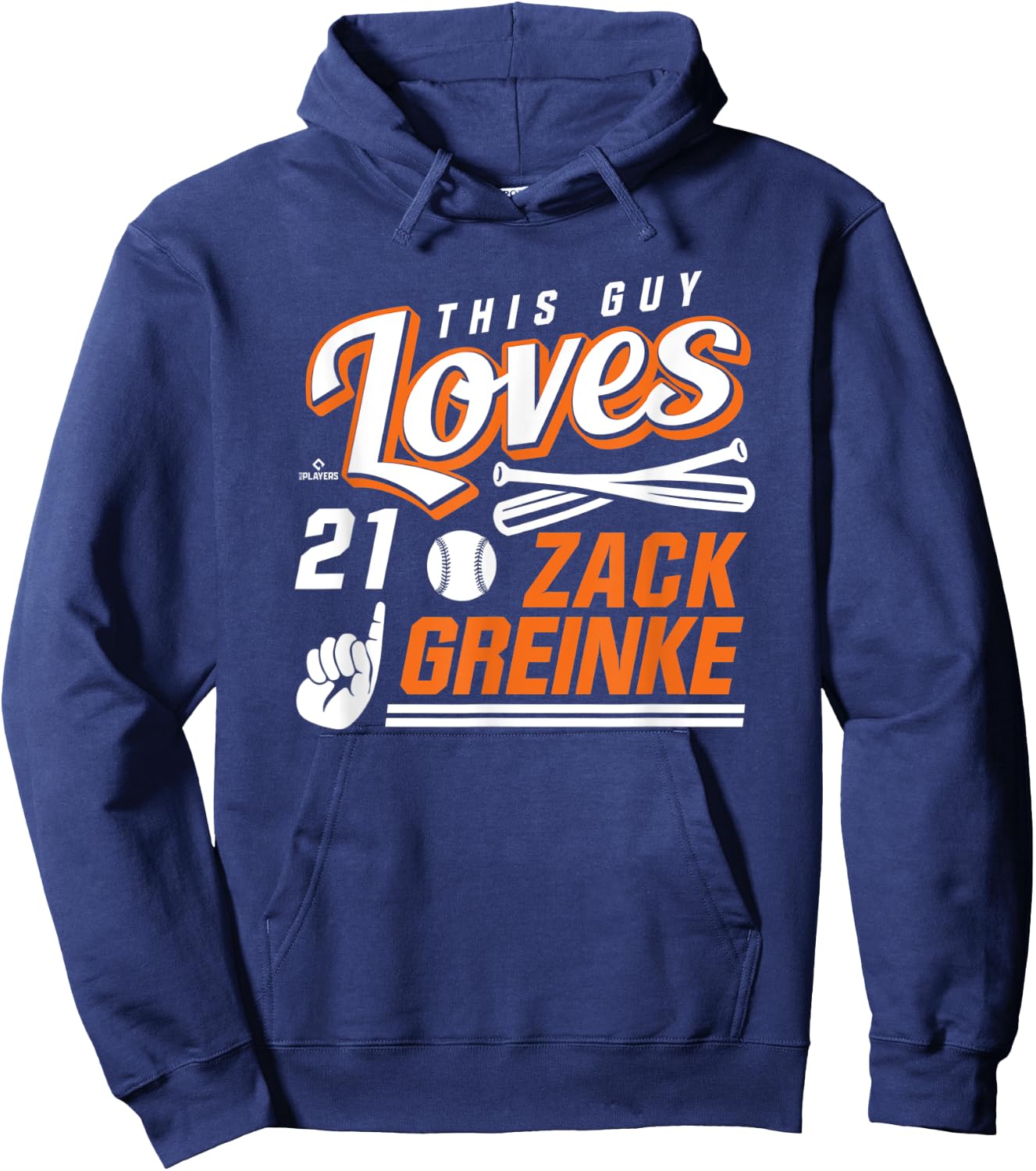 This Guy Loves Zack Greinke Hoodie - Hoodie | Navy