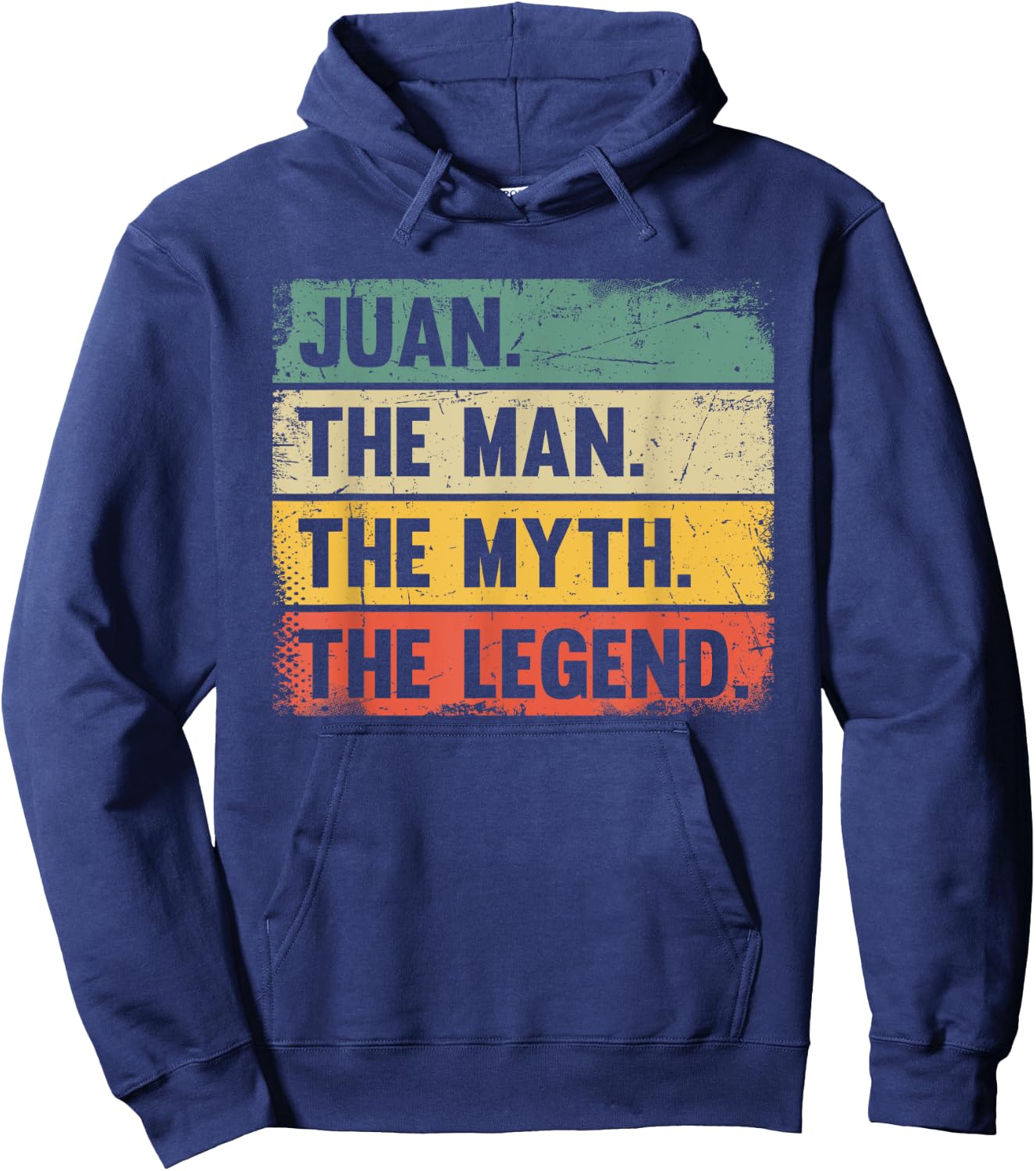Juan The Man The Myth The Legend - Retro Gift Juan Hoodie - Hoodie | Navy