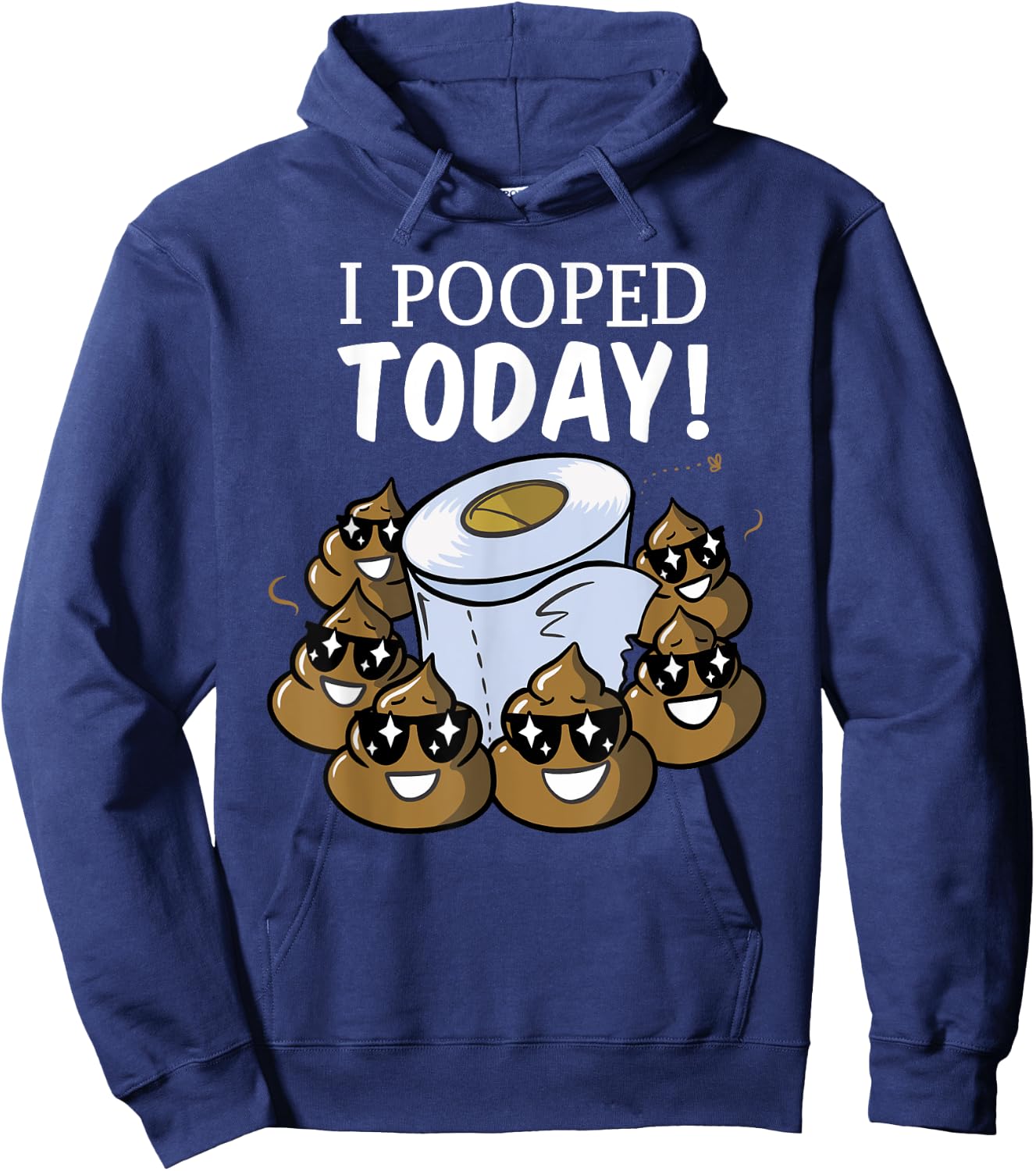 Funny I Pooped Today T Shirt - Humor This Guy Pooped Today Hoodie - Hoodie | Navy