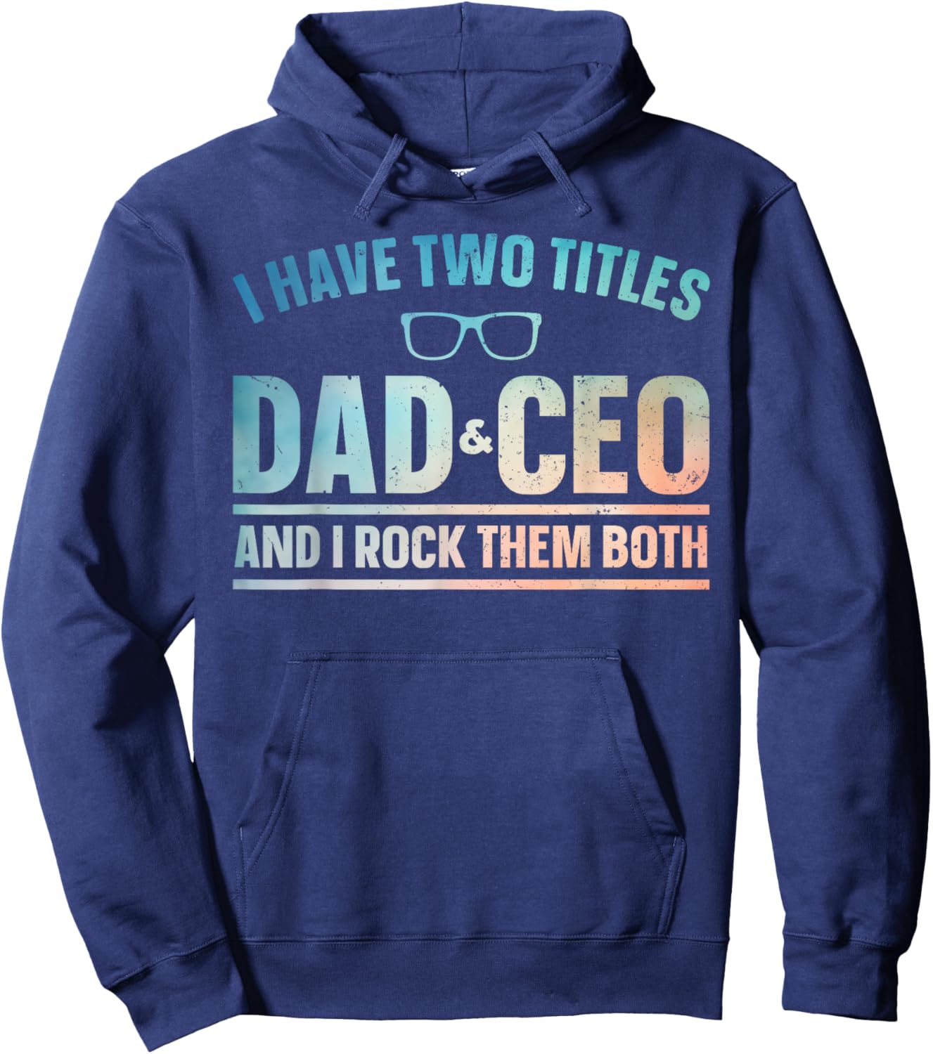 CEO Art For Dad Men Father Business Owner Entrepreneur CEO Hoodie - Hoodie | Navy