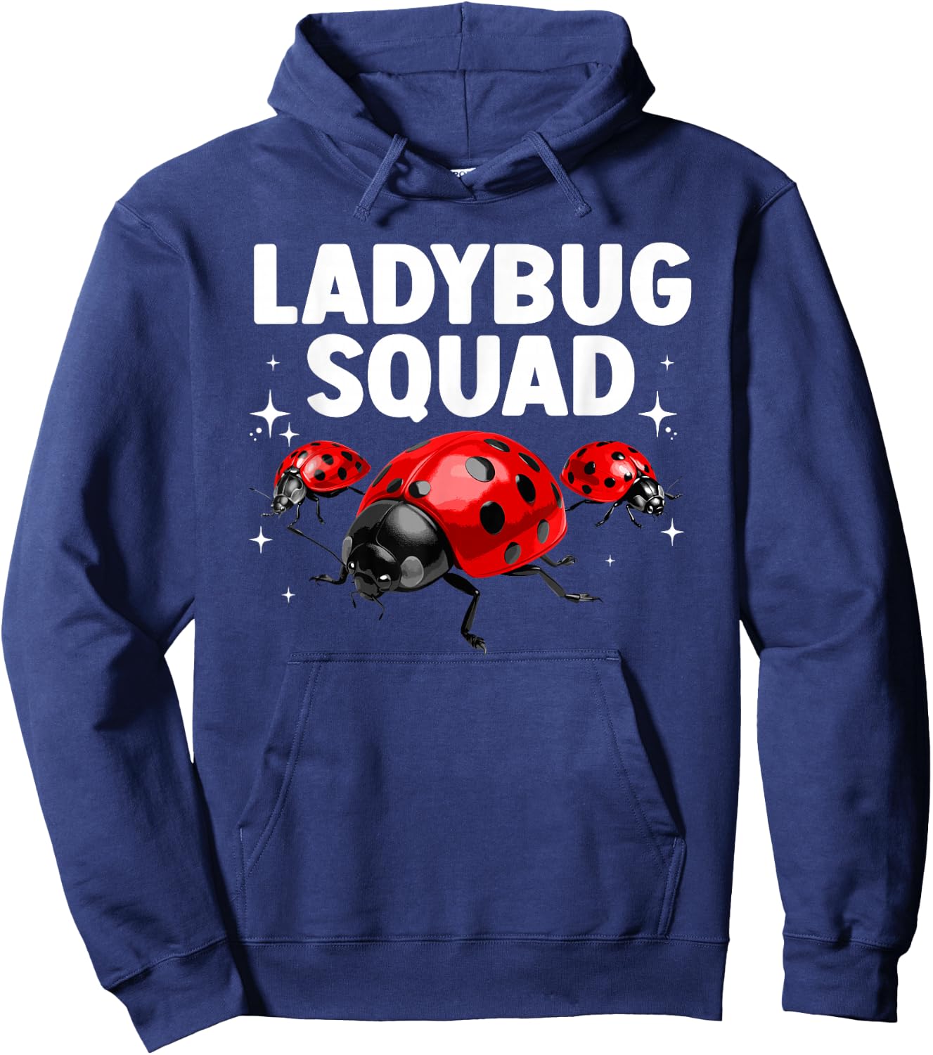 Funny Ladybug Squad Design Women Kids Ladybug Lover Hoodie - Hoodie | Navy