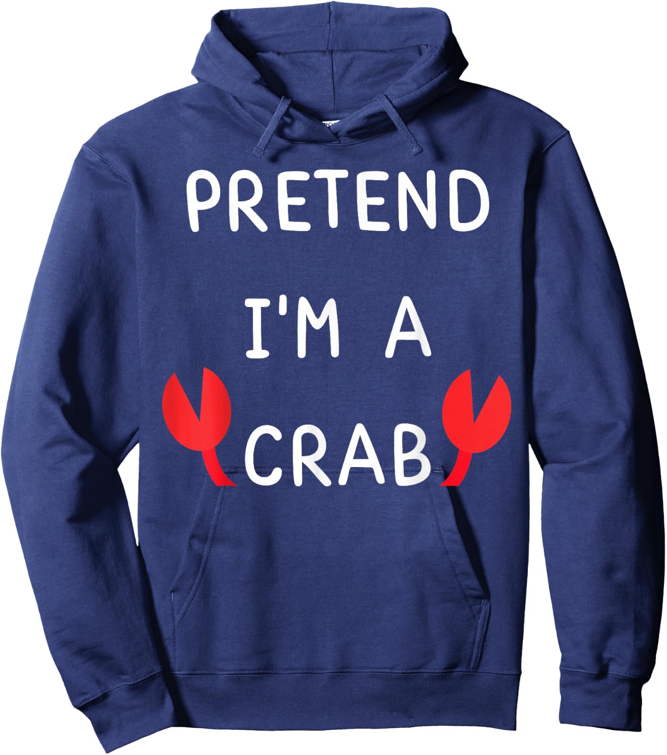 Pretend I'm a crab Halloween Hoodie - Hoodie | Navy