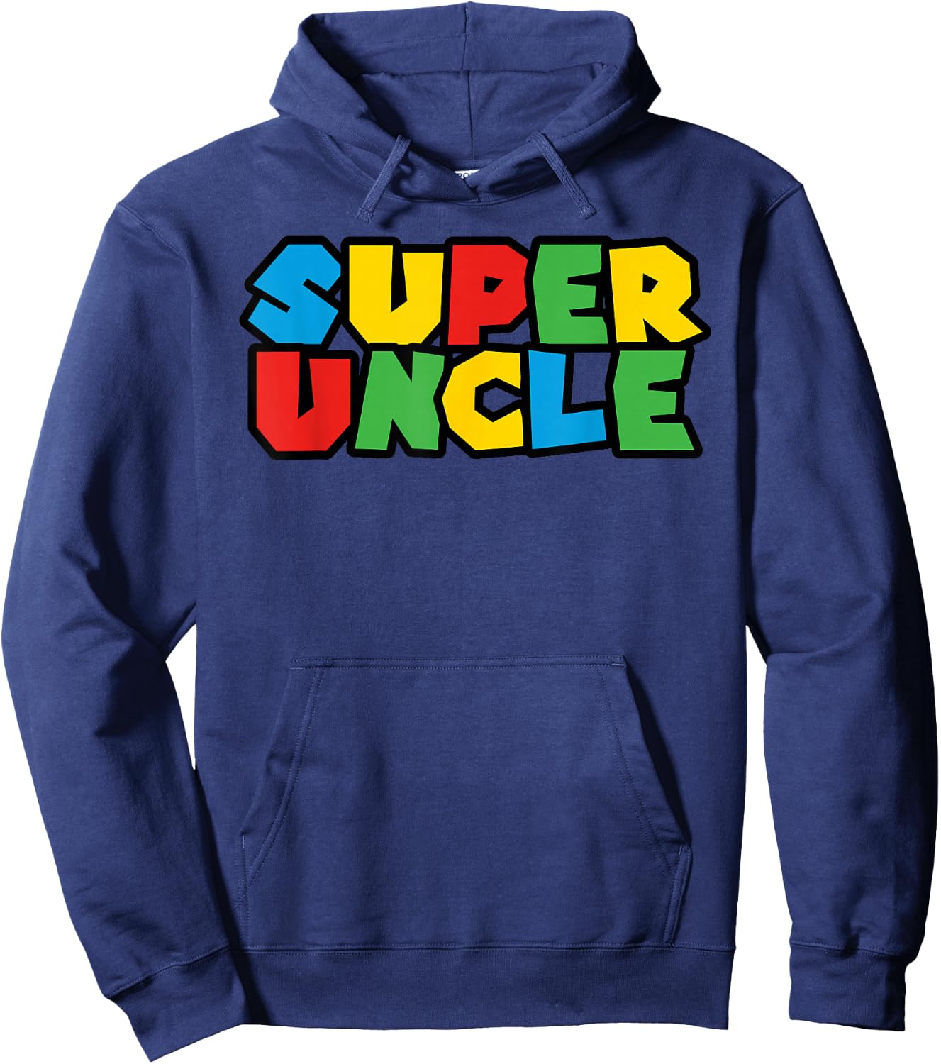 Superhero Uncle Gift from Nephew or Niece - Super Uncle Hoodie - Hoodie | Navy