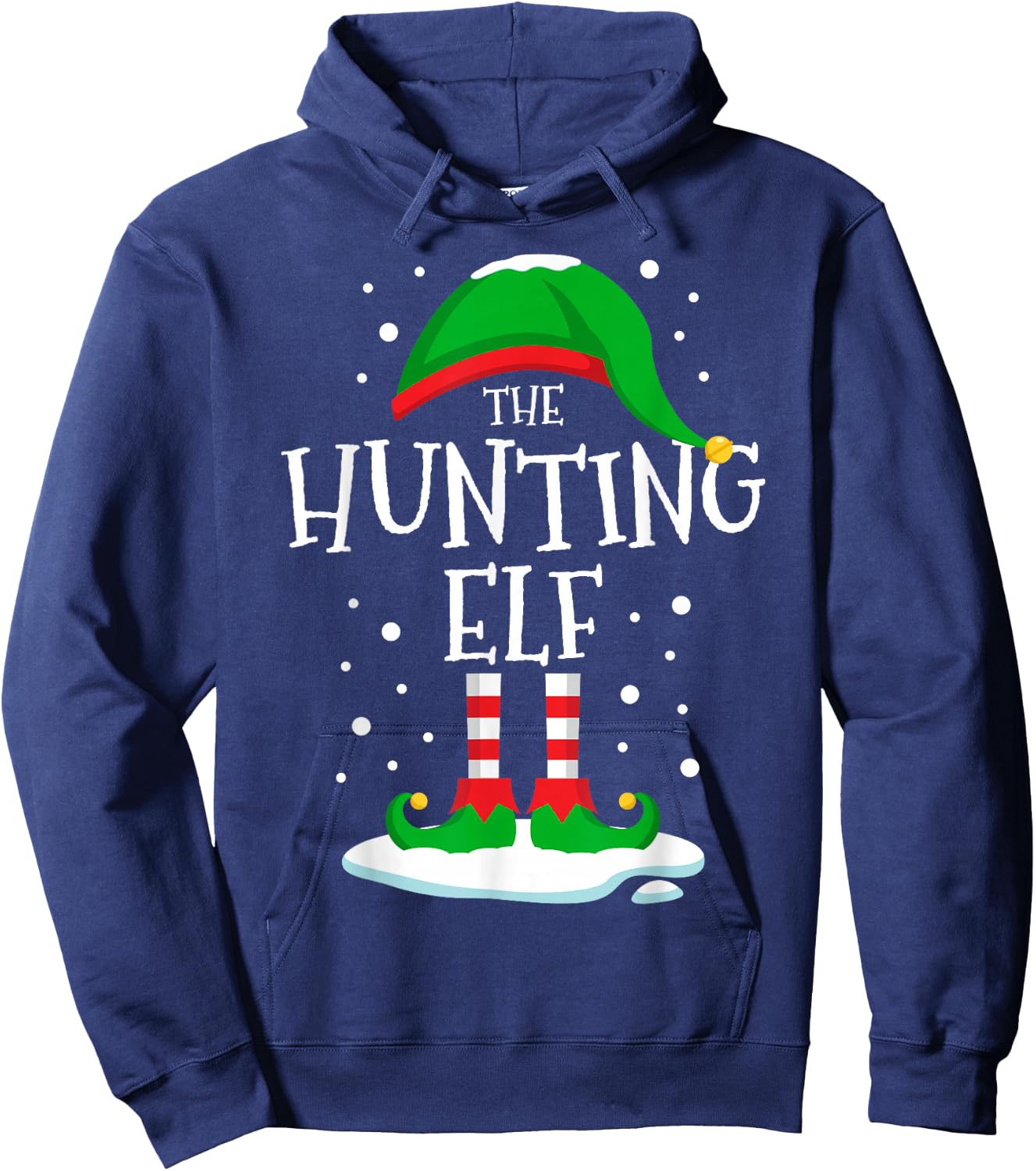 The Hunting Elf Christmas Family Matching Xmas Group Men Hoodie - Hoodie | Navy