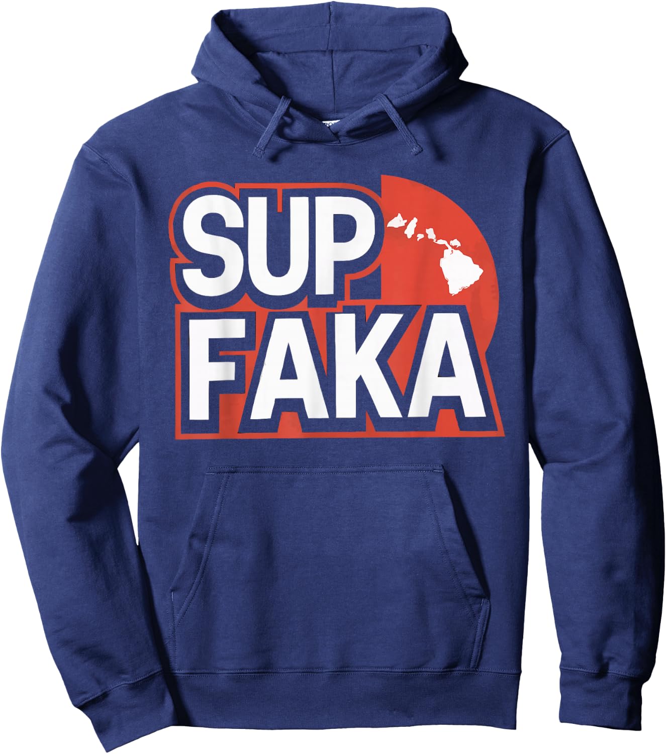 Kanaka Maoli Native Hawaiian Islands Hawaii Flag Hoodie - Hoodie | Navy