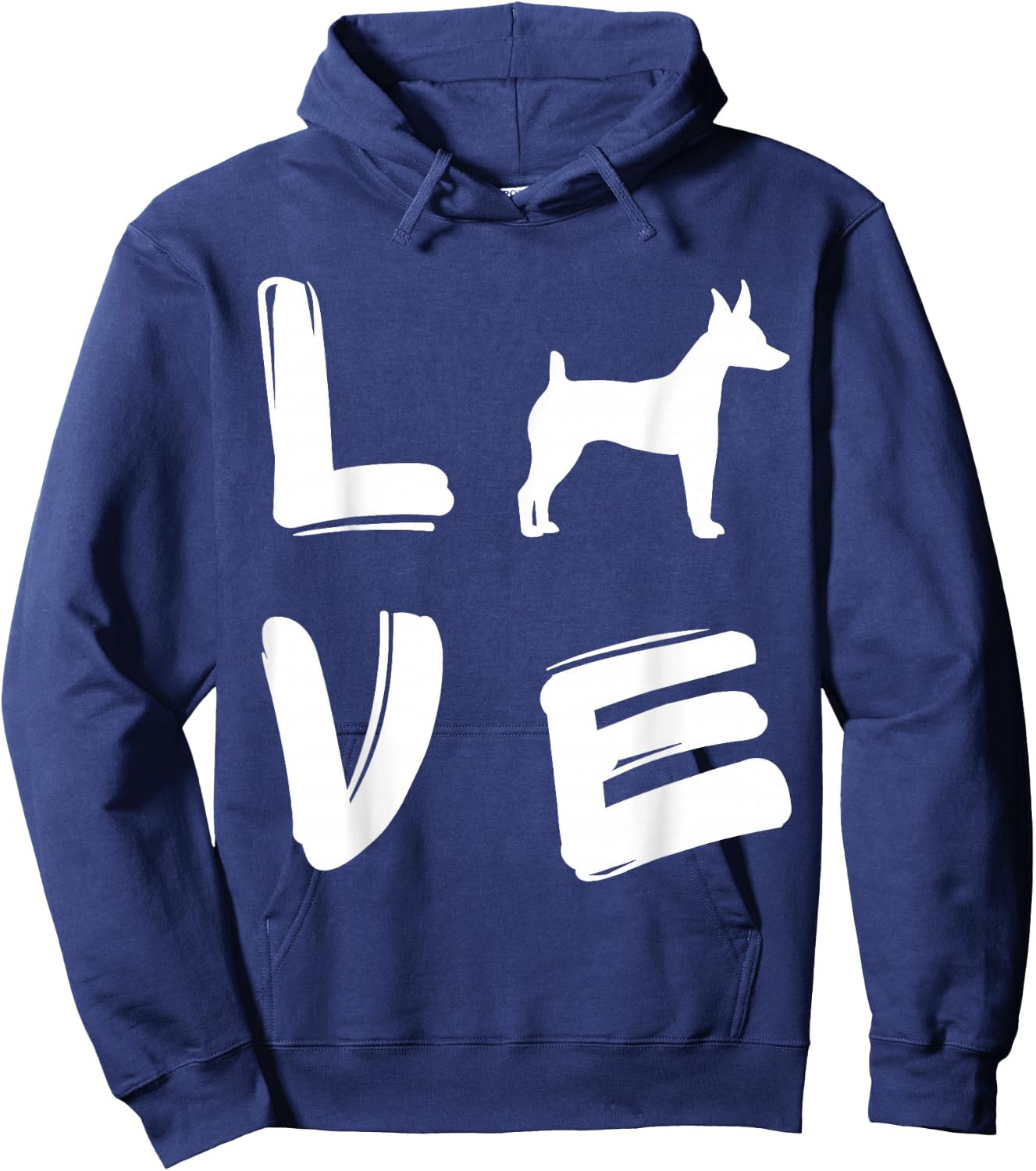 Love Toy Fox Terrier Hoodie - Hoodie | Navy