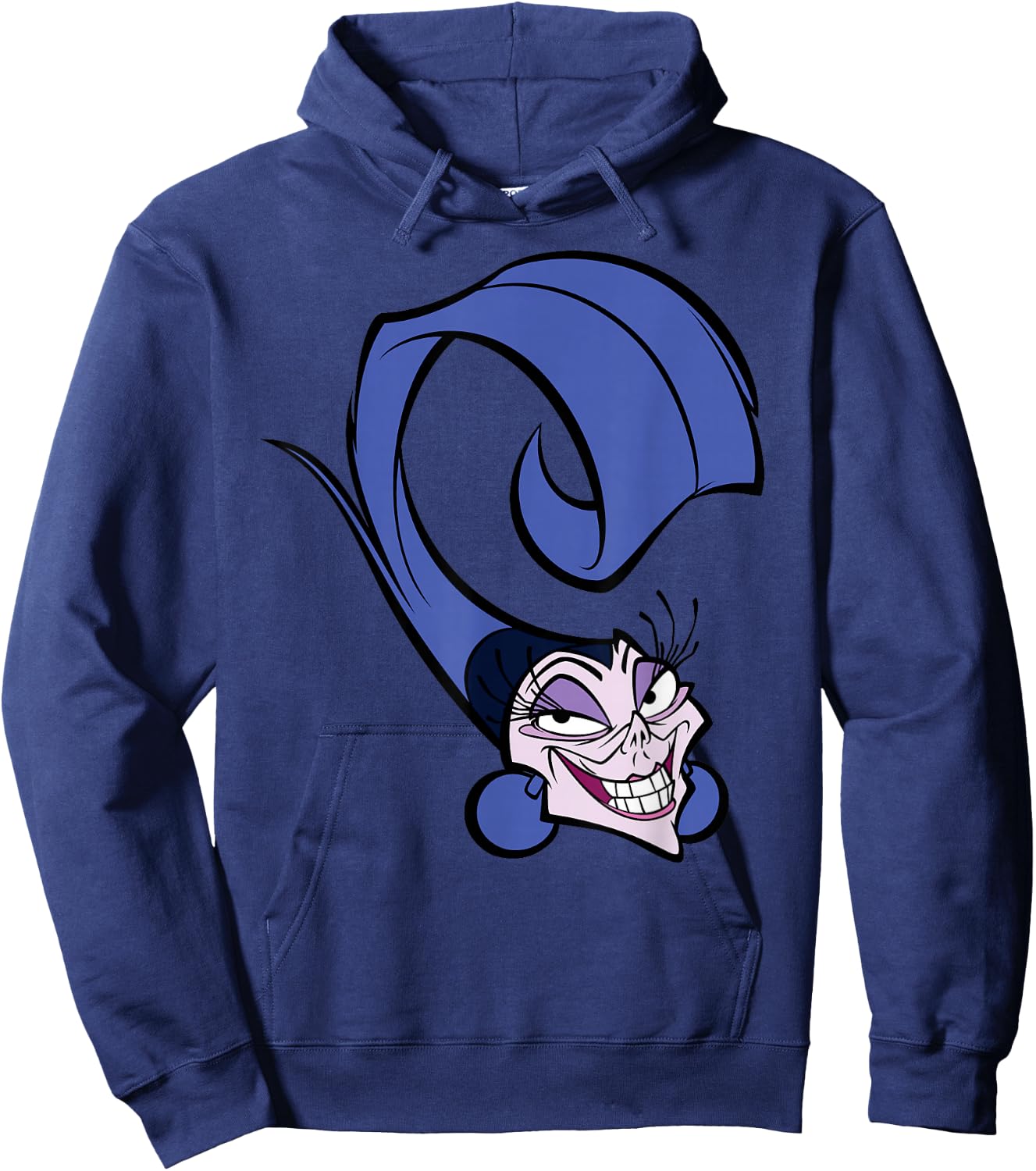 Disney The Emperor’s New Groove Yzma Big Face Hoodie - Hoodie | Navy