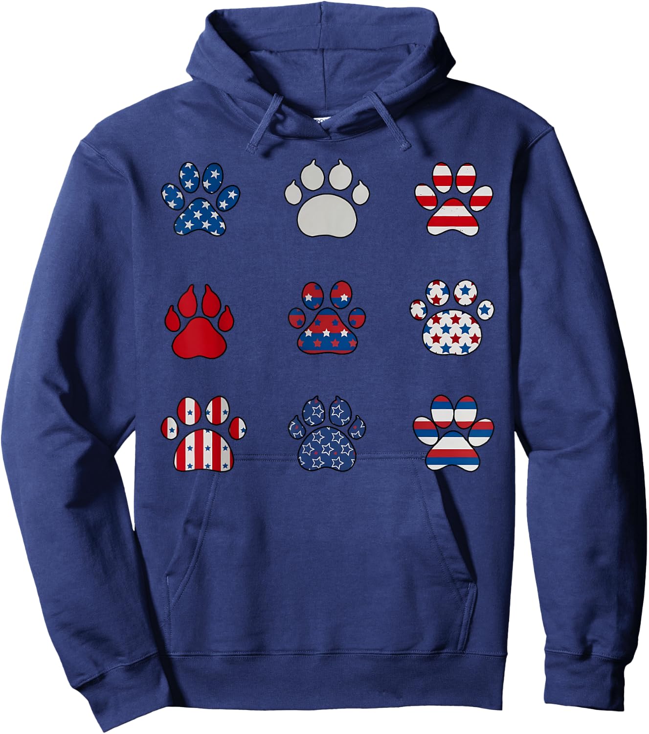Vet Tech July 4th Veterinary Medicine American Flag Vet Med Kids Men Hoodie - Hoodie | Navy