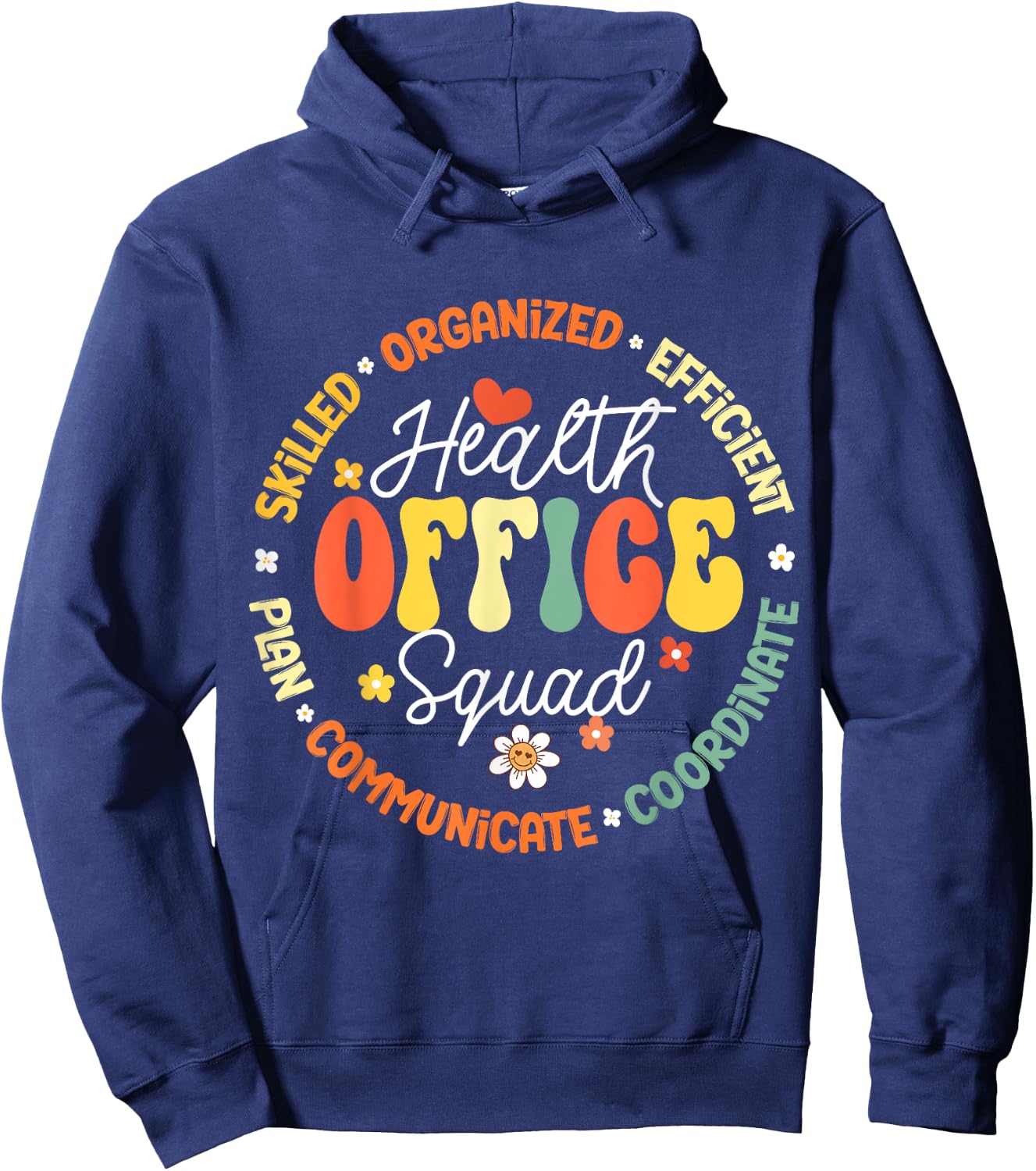 Health Office Squad School To School & Appreciation Week Hoodie - Hoodie | Navy