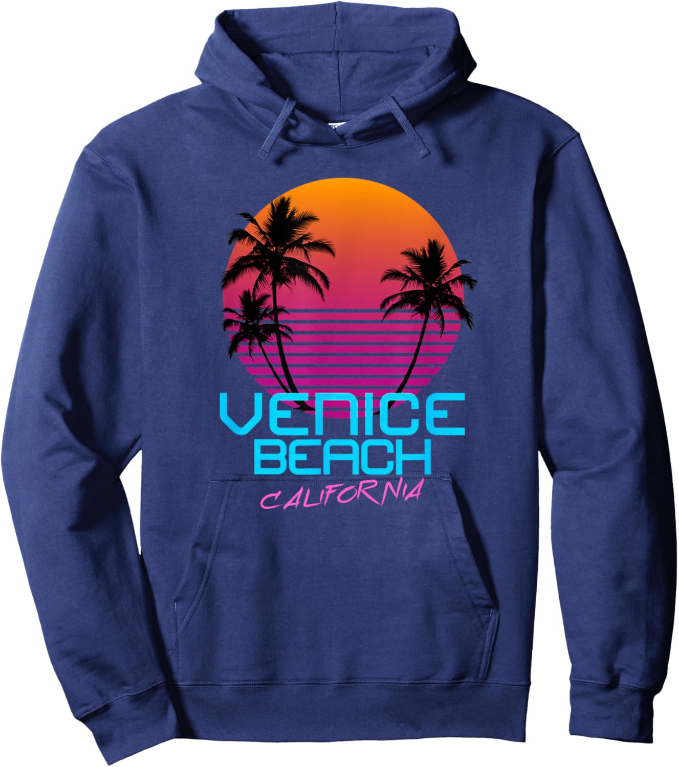 Venice Beach California Hoodie - Hoodie | Navy