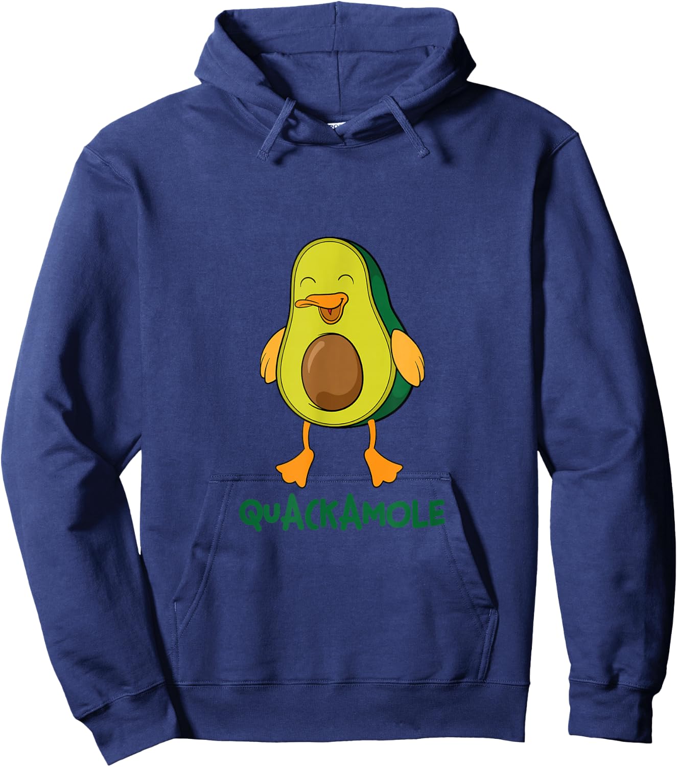 Guacamole Gift Avocado Costume Duck Vegan I Quackamole Hoodie - Hoodie | Navy