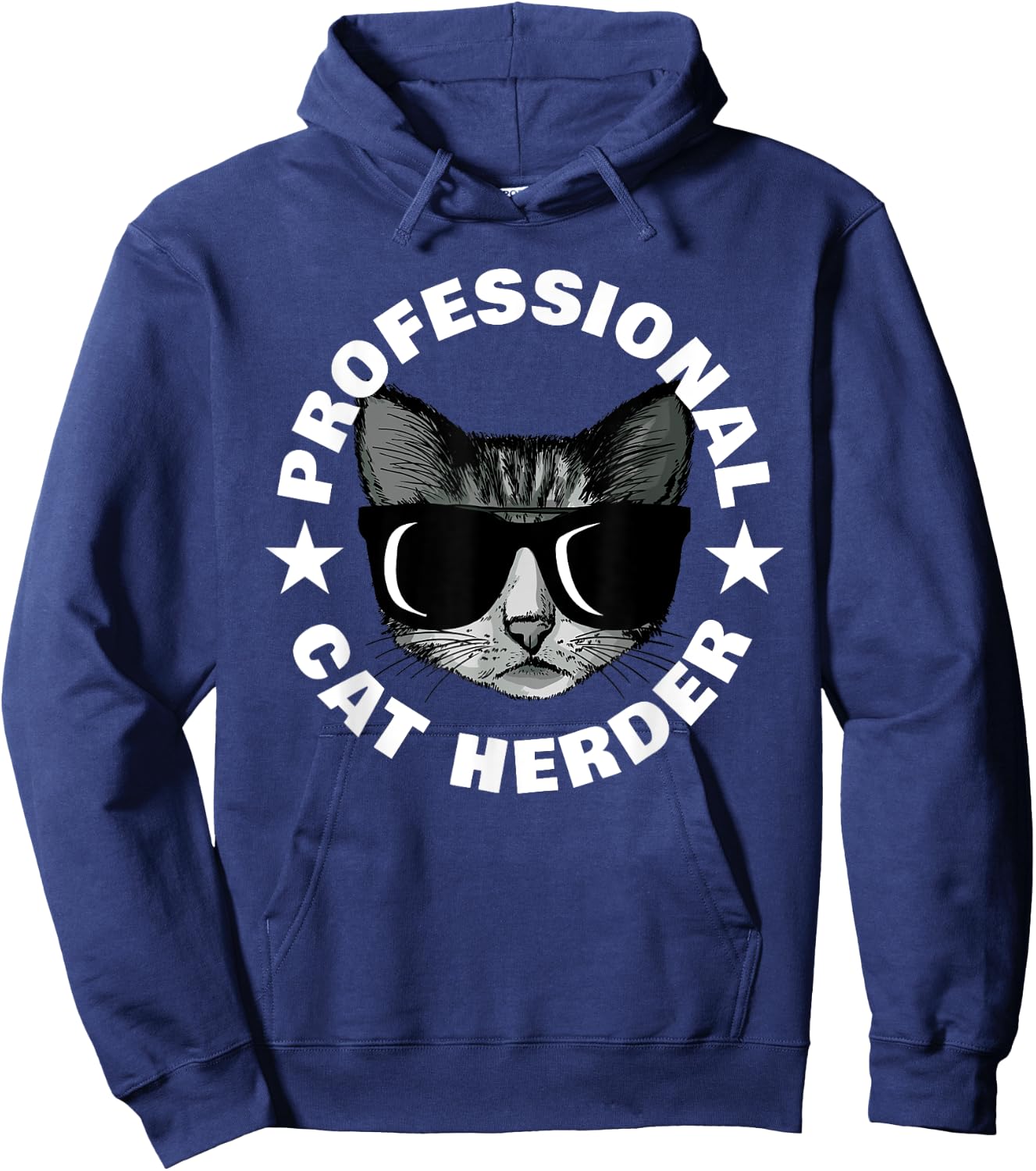 Professional Cat Herder Hoodie - Hoodie | Navy