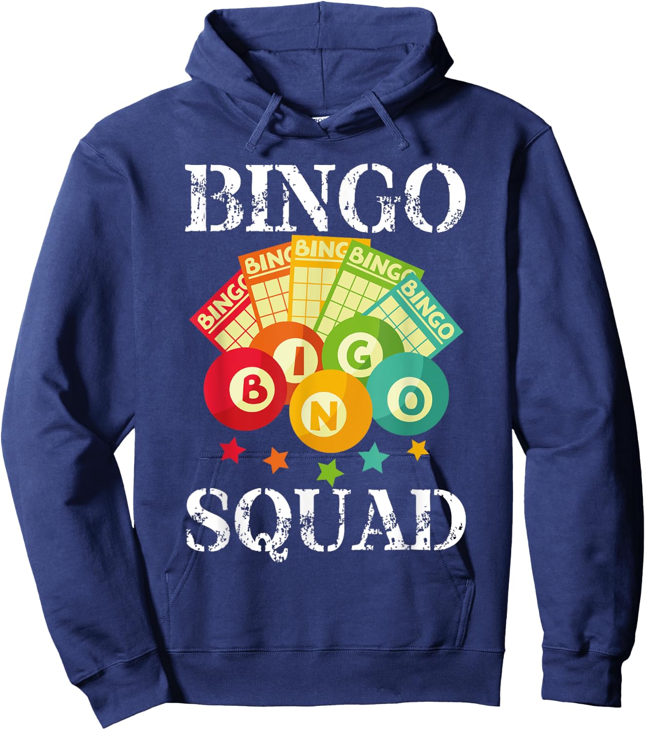 Bingo Squad Designs Women Bingo Lovers Players Hoodie - Hoodie | Navy