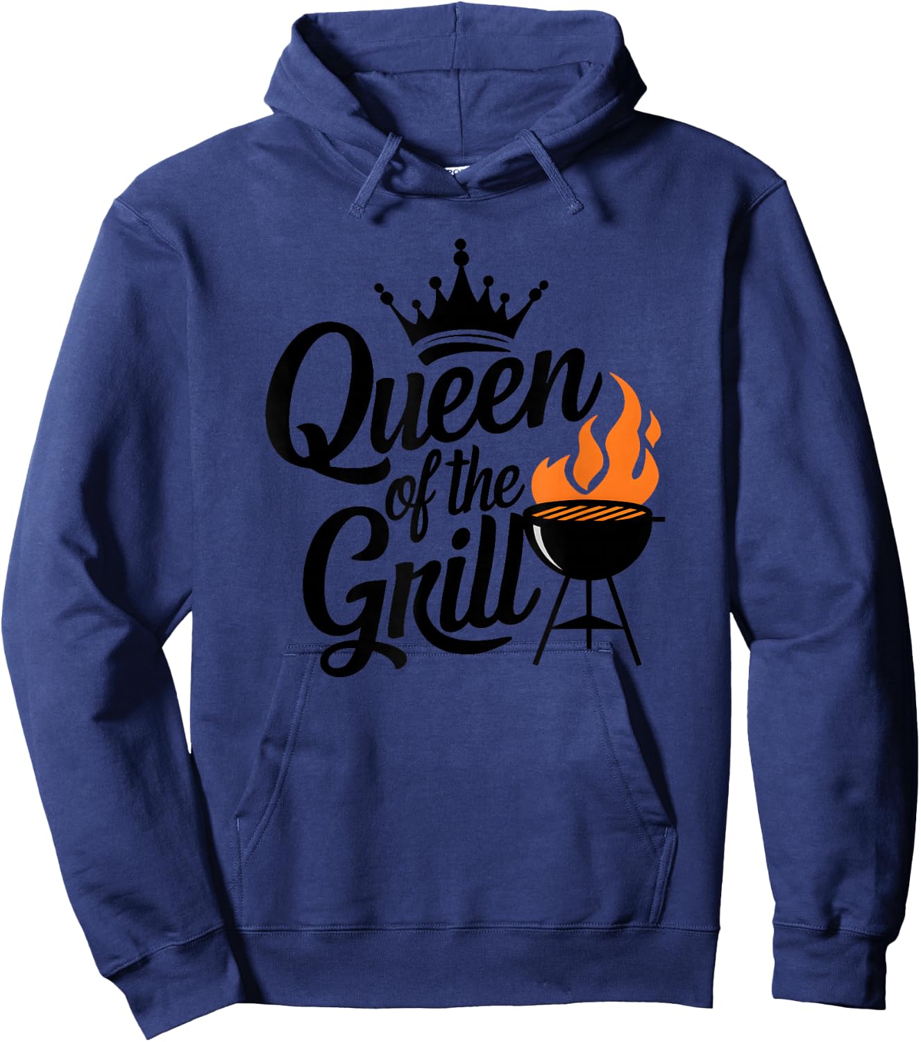 Queen of the Grill Hoodie - Hoodie | Navy