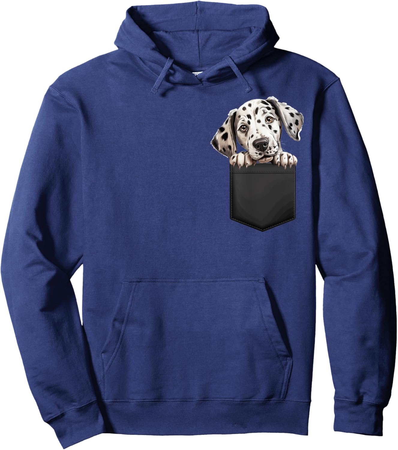Dalmatian Dog Puppy Dog In Pocket Cute Pet Lover Women Hoodie - Hoodie | Navy