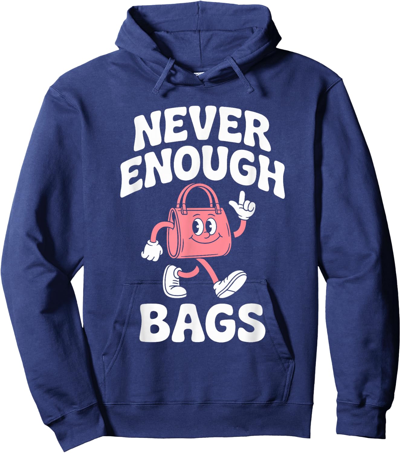 Funny Bags or Bag Purse Retro Hoodie - Hoodie | Navy
