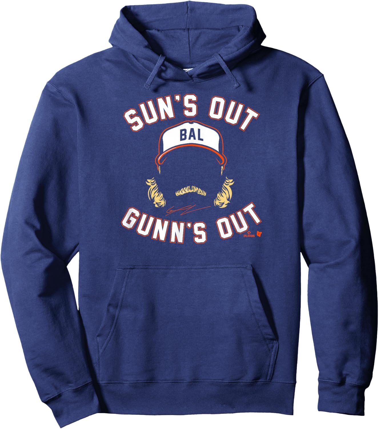 Gunnar Henderson - Sun's Out Gunn's Out - Baltimore Baseball Hoodie - Hoodie | Navy