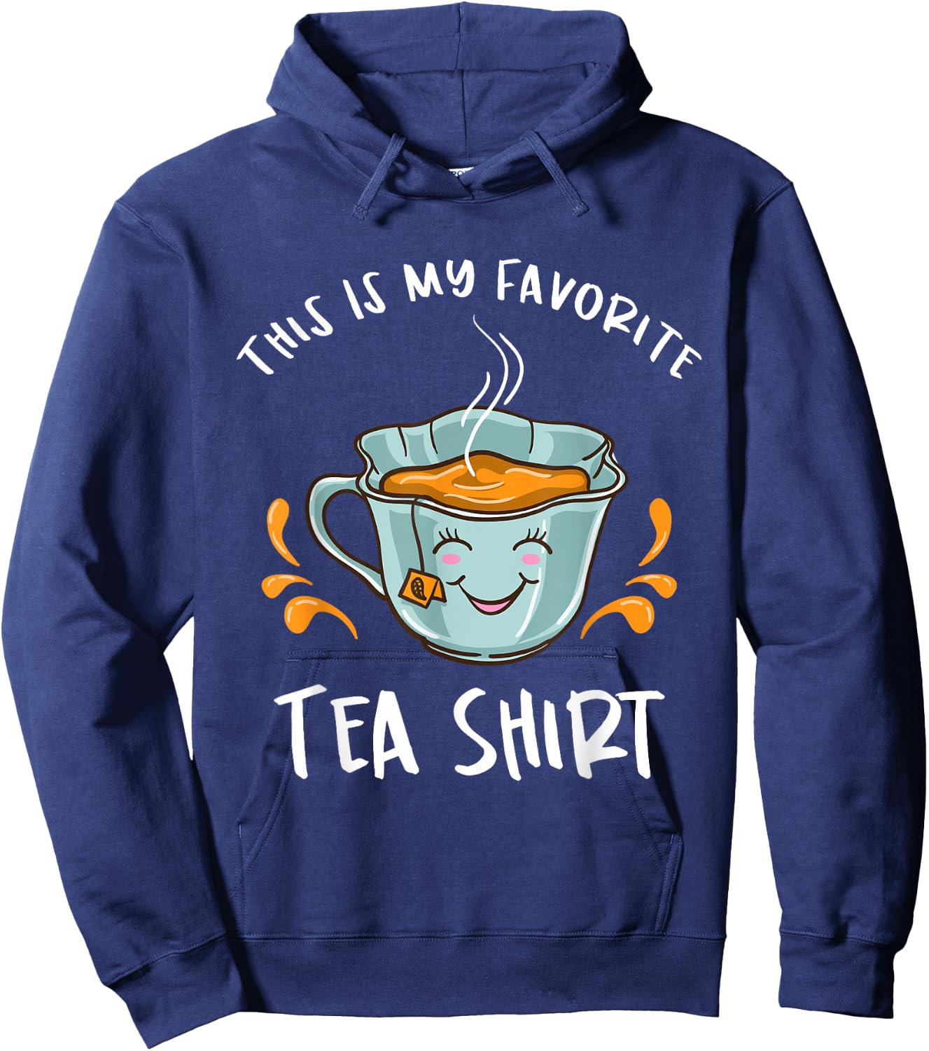 This Is My Favorite Tea Hoodie - Hoodie | Navy