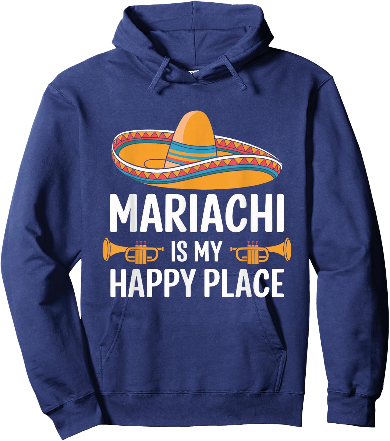 Traditional Mexican Cultural Music Mariachi Lover Fiesta Hoodie - Hoodie | Navy