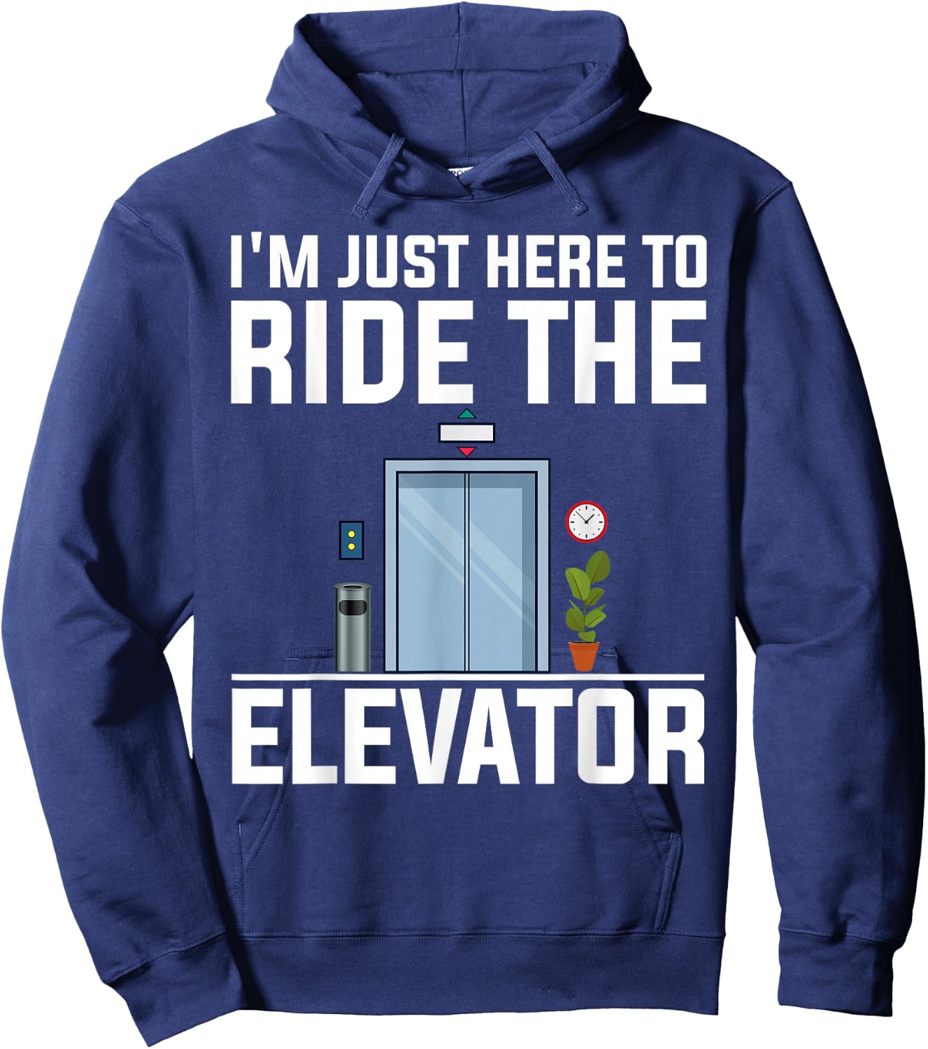Cool Elevator Art Women Elevator Inspector Installer Hoodie - Hoodie | Navy