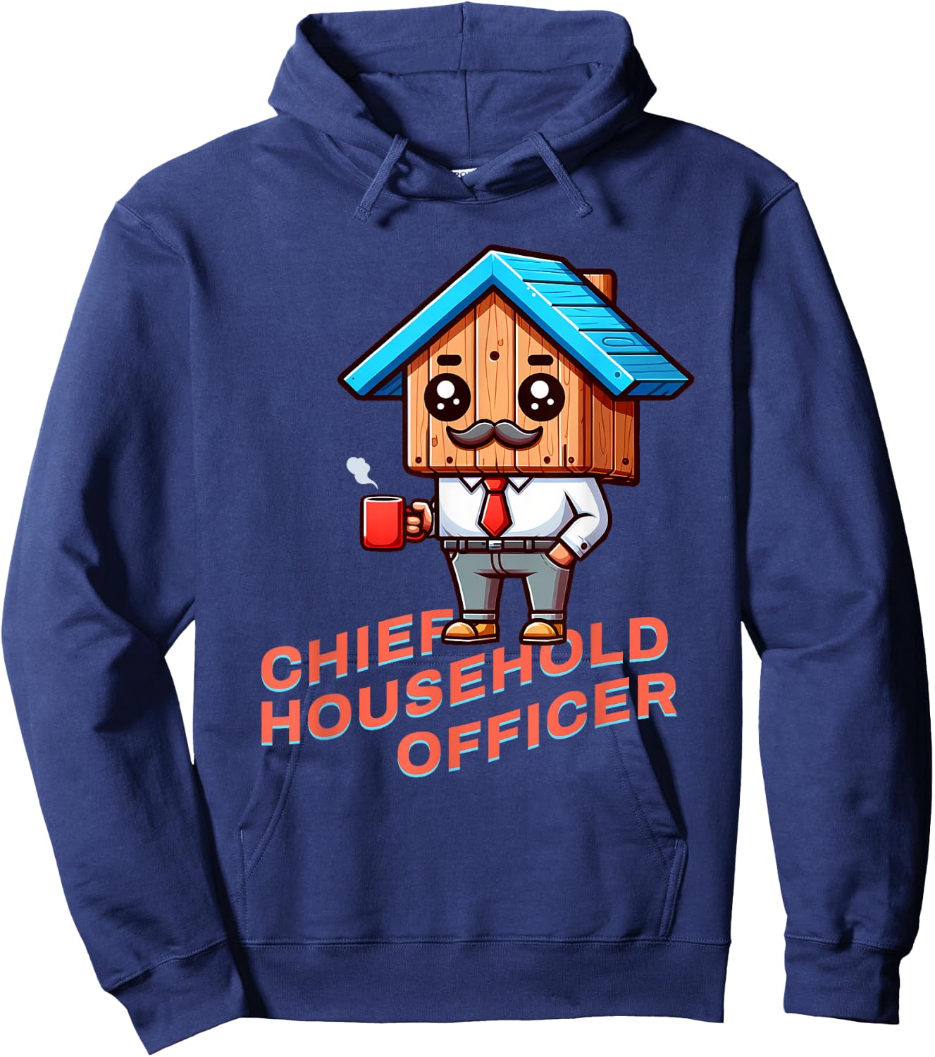 House Husband: Chief Household Officer Hoodie - Hoodie | Navy