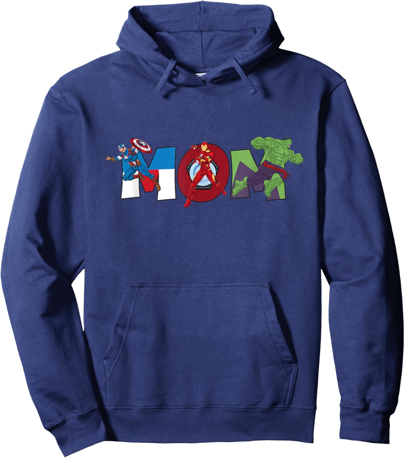 Marvel Avengers Trio Mom Mother’s Day Family Trip Birthday Hoodie - Hoodie | Navy