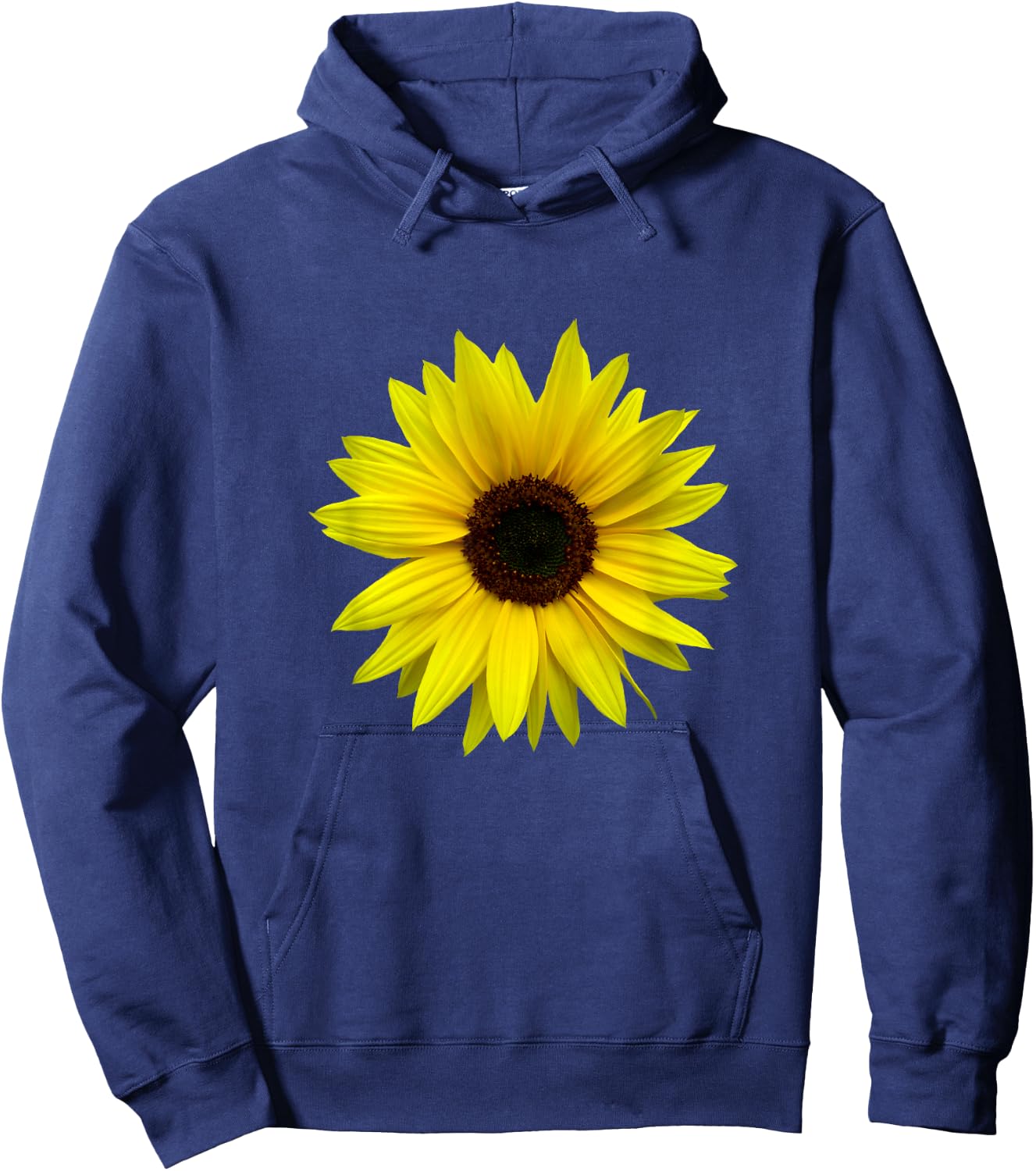Sunflower, yellow sunflowers flower, flower, floral blossoms Hoodie - Hoodie | Navy