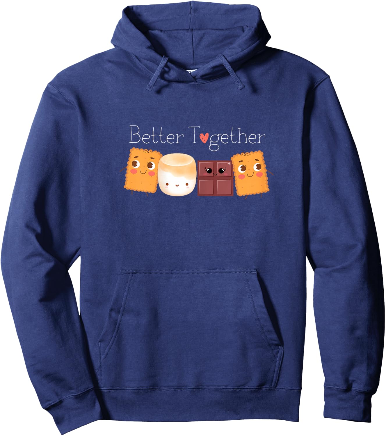 Group Hug S'mores Shirt Better Together Cute Camping Lover Hoodie - Hoodie | Navy