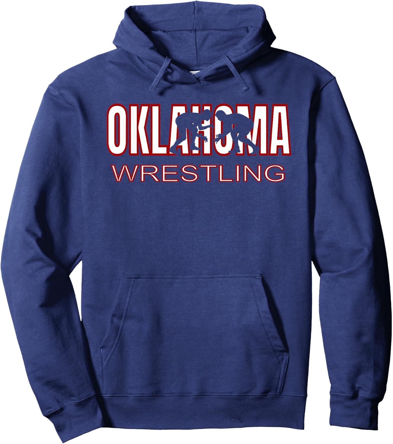 Oklahoma Wrestling Freestyle Wrestler Coach Team Gear Gift Hoodie - Hoodie | Navy