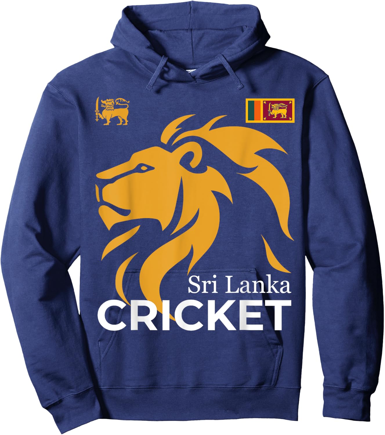 Sri Lanka Cricket Perfect for Lankan Cricket Fans Hoodie - Hoodie | Navy