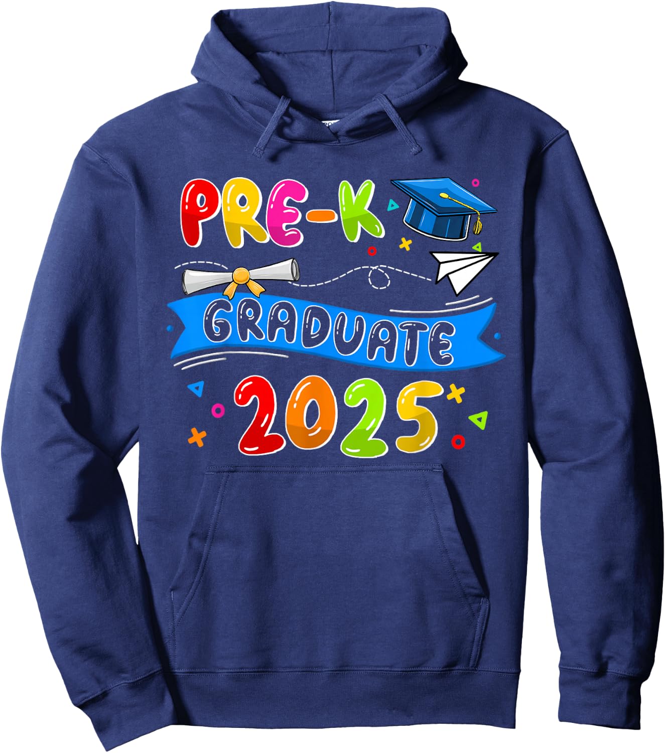 Pre-K Graduate Pre-K Grad Class Of 2025 Graduation 2025 Hoodie - Hoodie | Navy