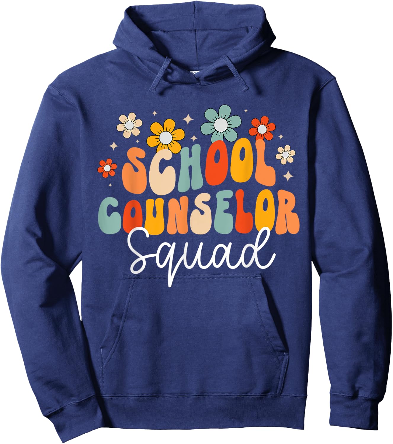 School Counselor Squad Counseling Office School Guidance Hoodie - Hoodie | Navy