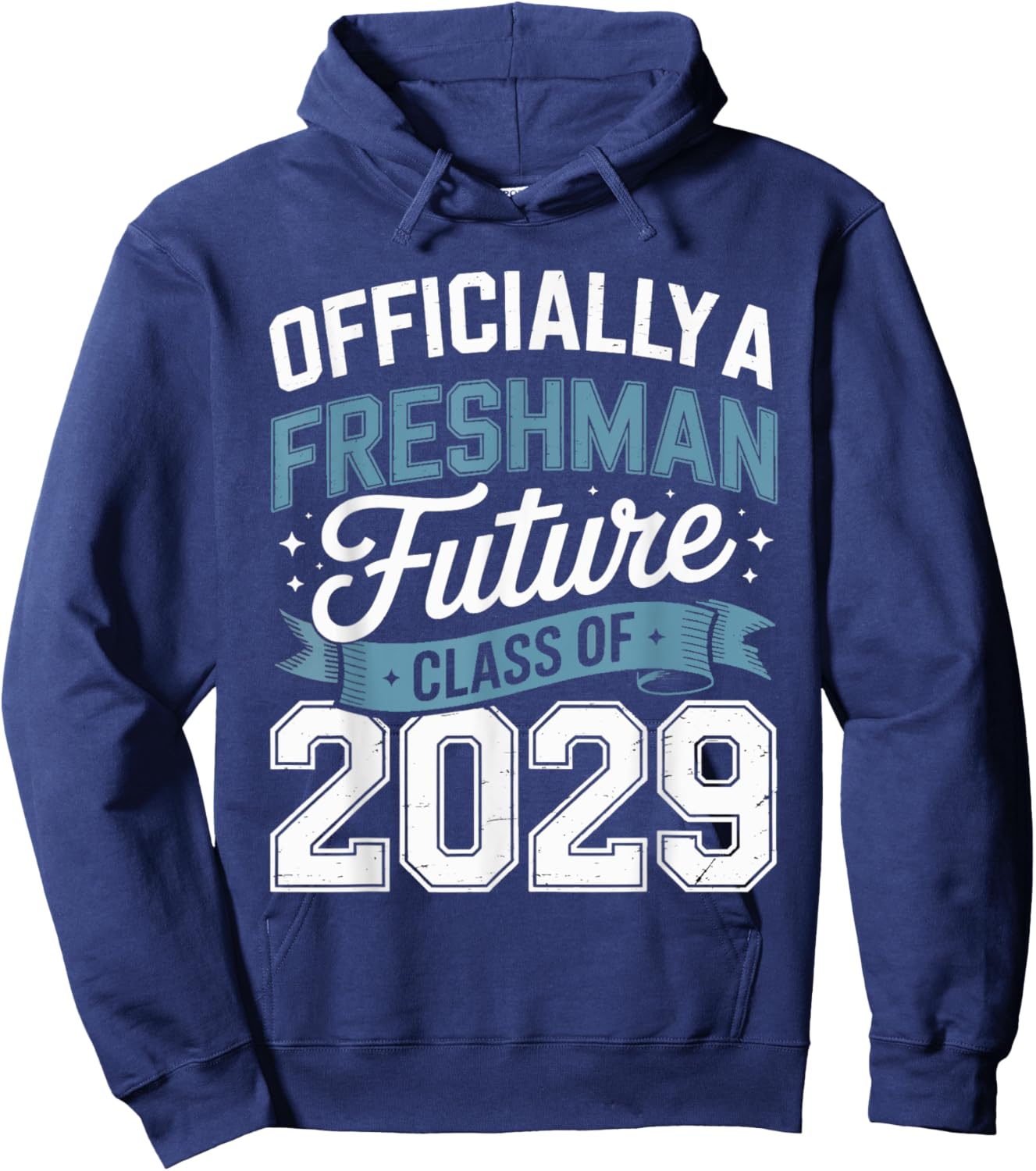 Official Freshman Future Class 2029 First Day Of 9th Grade Hoodie - Hoodie | Navy
