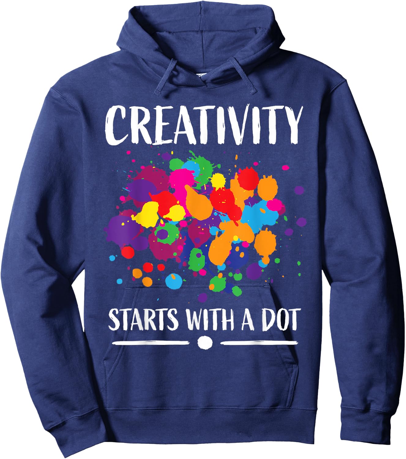 Dot Day Shirt Women Men Kids Girls Boys Teacher 2024 Dot Day Hoodie - Hoodie | Navy