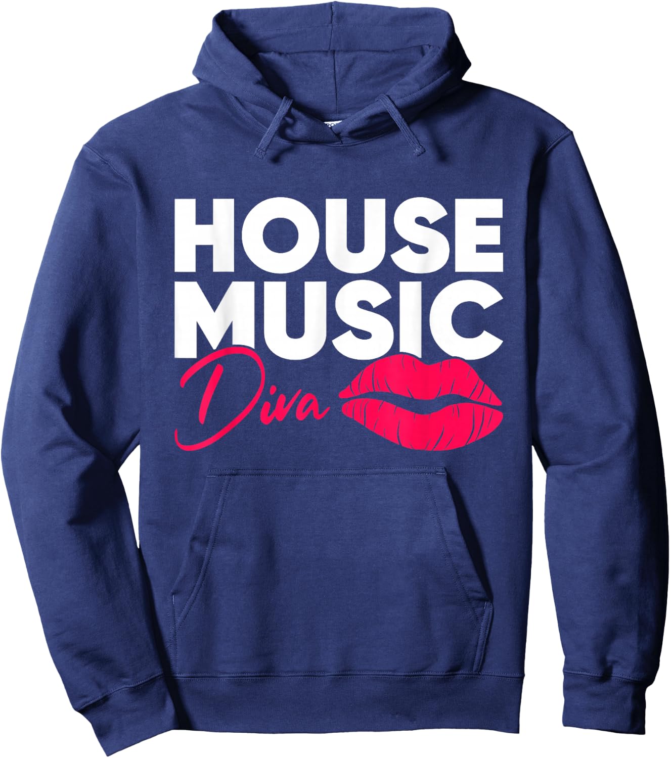 House Music Diva - DJ EDM Festival Women Hoodie - Hoodie | Navy