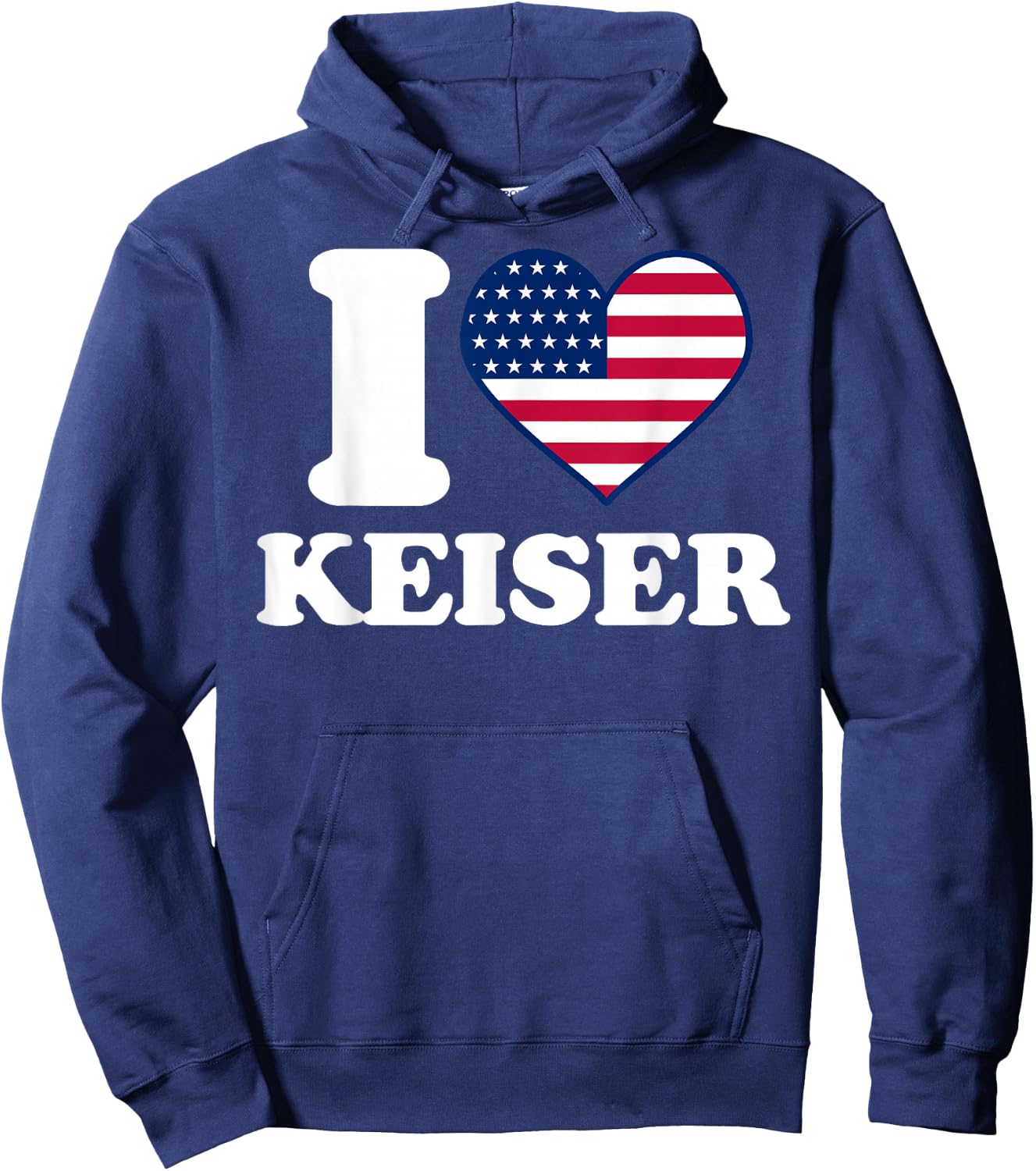 I love Keiser I heart Keiser Hoodie - Hoodie | Navy