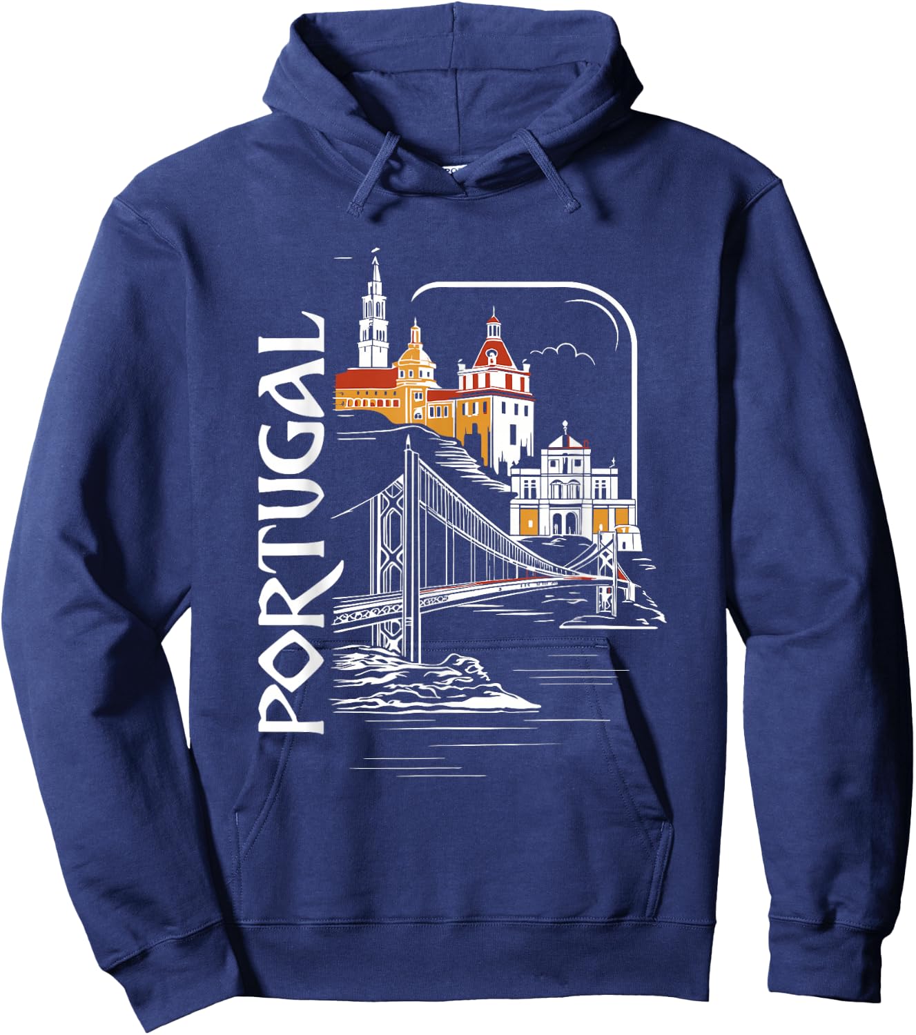 Portugal Lover - Typical Portuguese Vacation Souvenir Hoodie - Hoodie | Navy