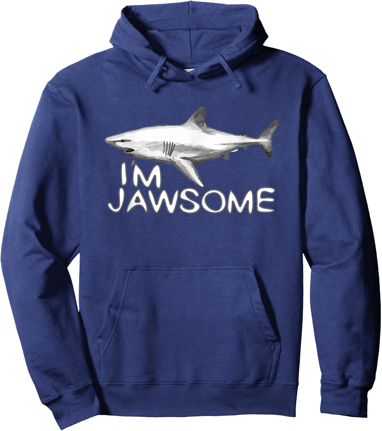 I'm Jawsome Shark Graphic for Boys Hoodie - Hoodie | Navy
