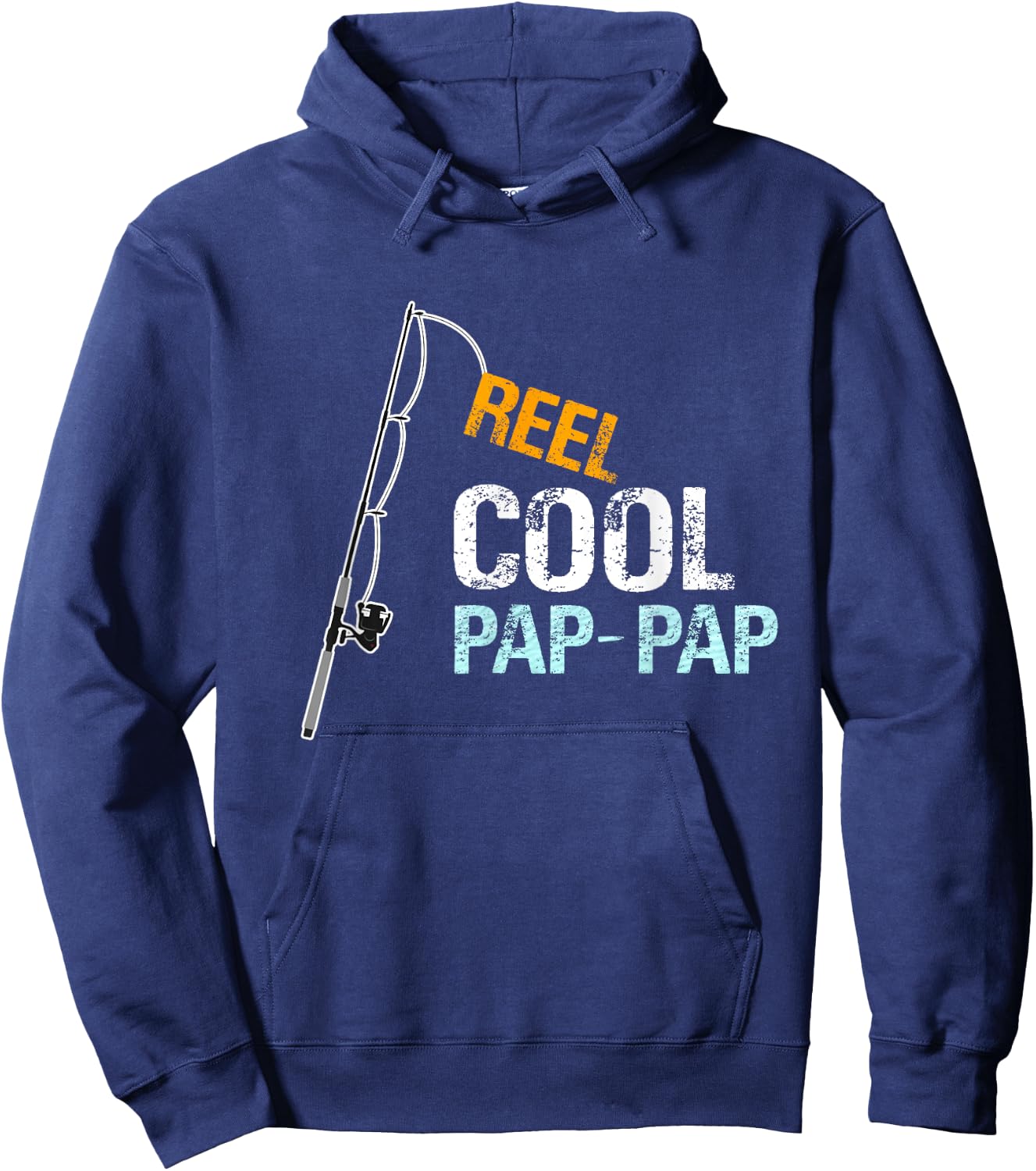 PapPap Gift from Granddaughter Grandson Reel Cool Pap-Pap Hoodie - Hoodie | Navy